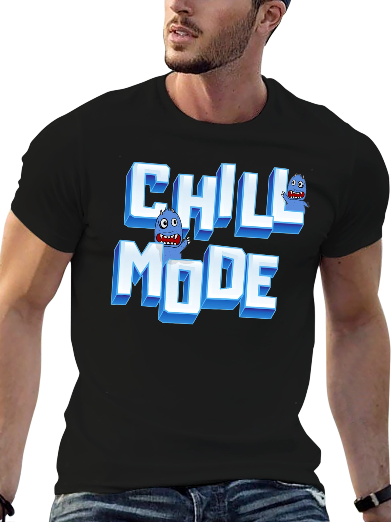 Chill Mode Monster Graphic Tee