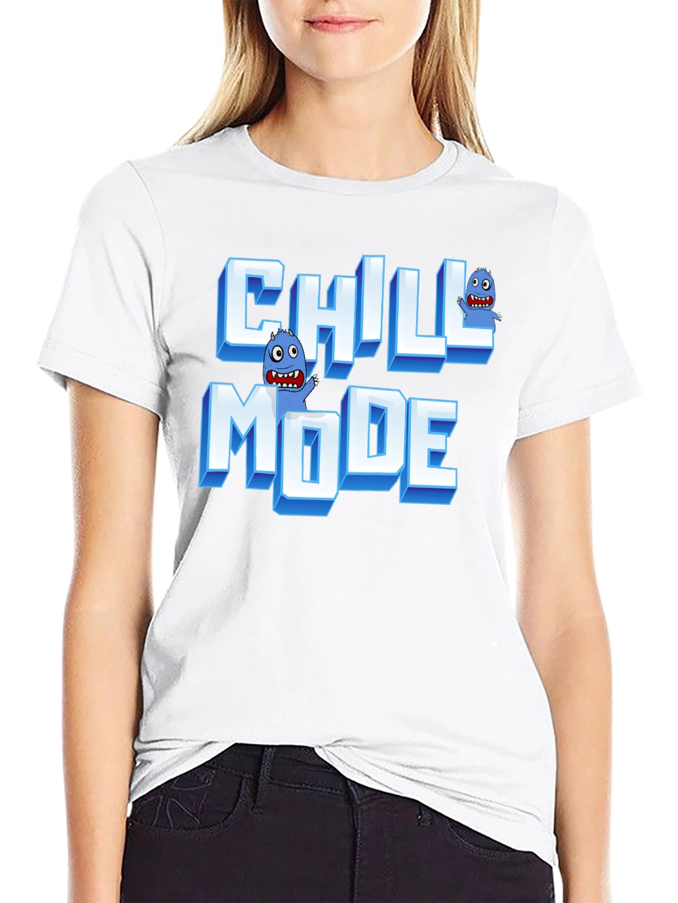 Chill Mode Monster Graphic Tee
