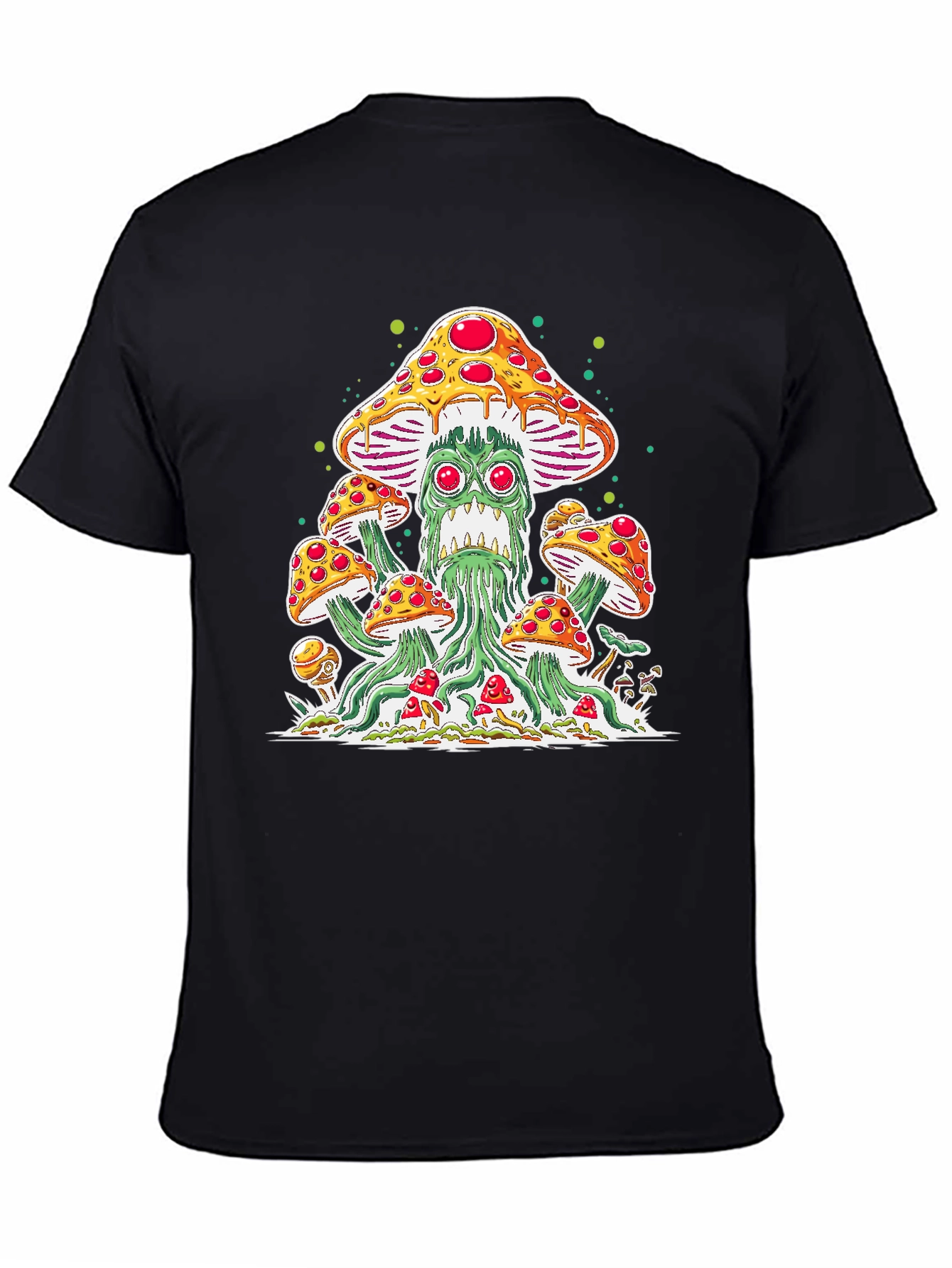 Pizza Mushroom Graphic Tee - Funky Unisex T-Shirt