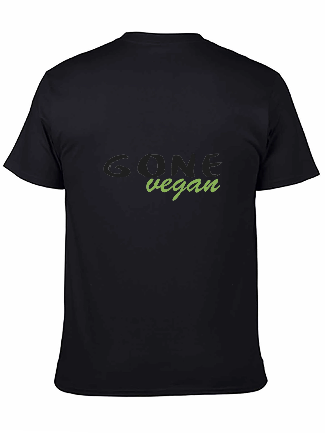 Gone Vegan Graphic Tee - Black Vegan T-Shirt