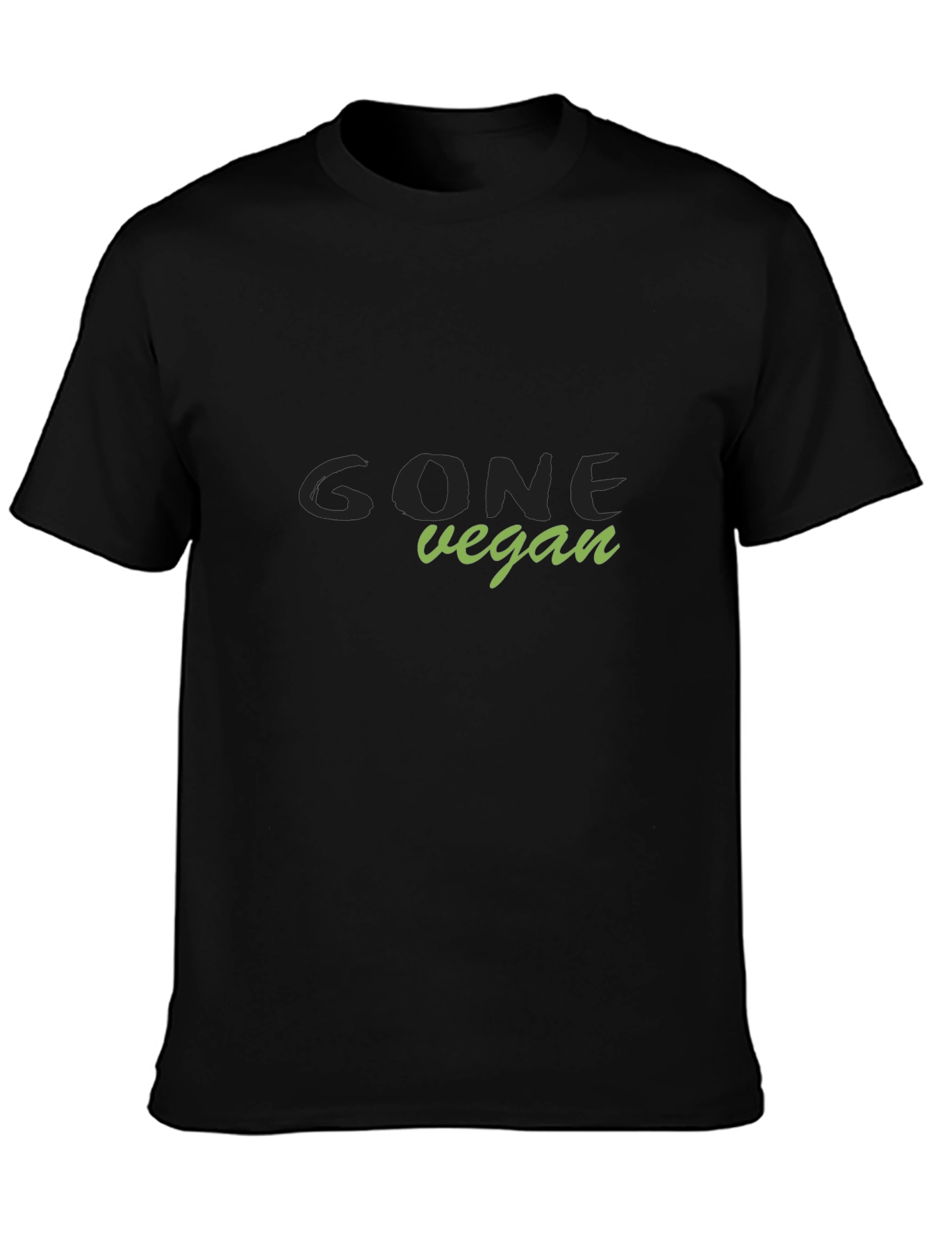Gone Vegan Graphic Tee - Black Vegan T-Shirt