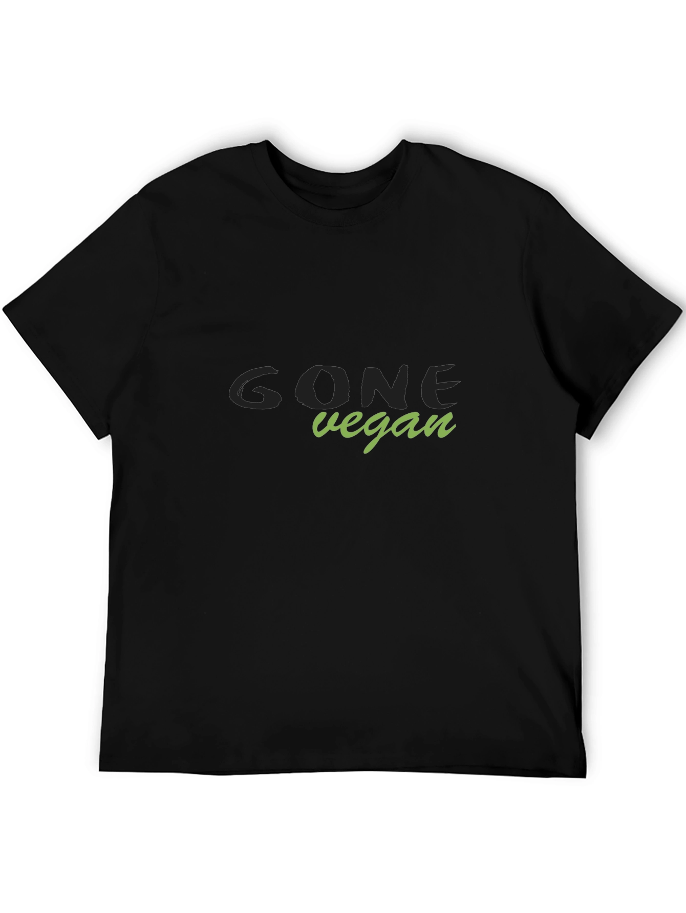 Gone Vegan Graphic Tee - Black Vegan T-Shirt