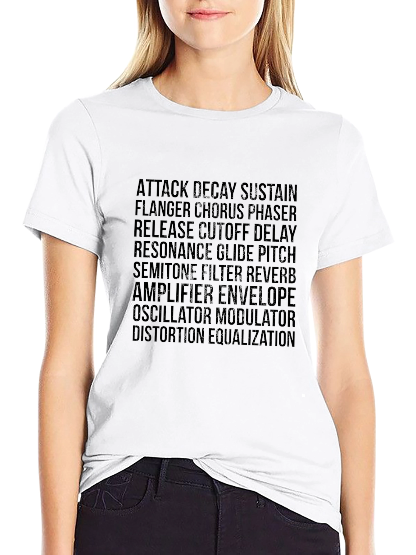 Synthesizer Parameter Black T-Shirt