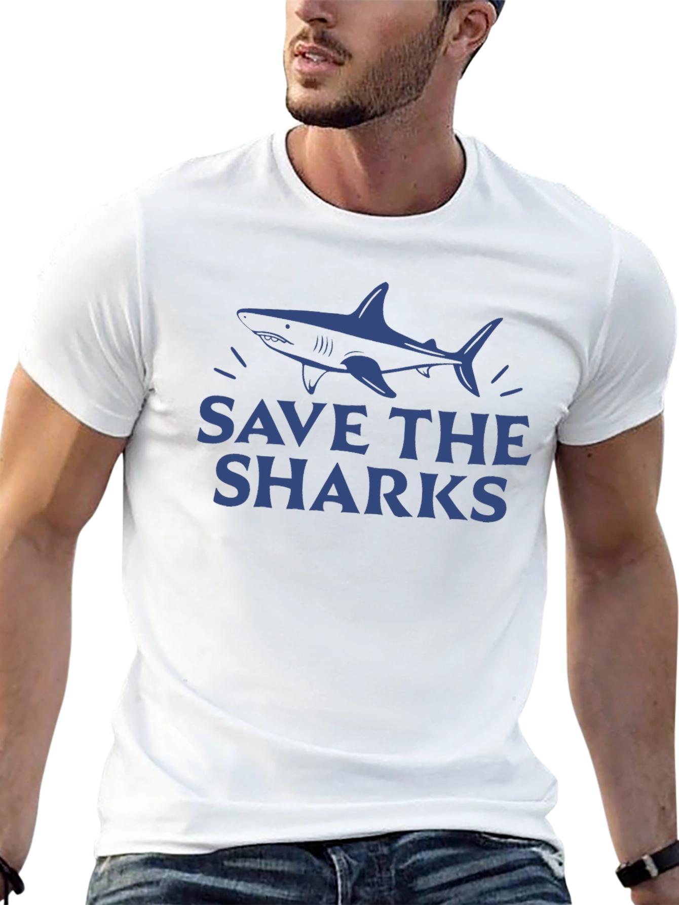 Save the Sharks T-Shirt - Black