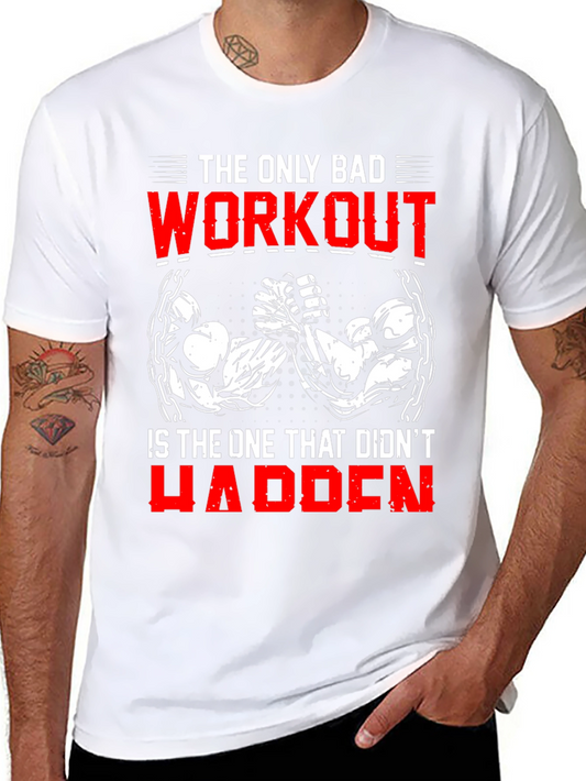 Workout Graphic T-Shirt: No Bad Workouts