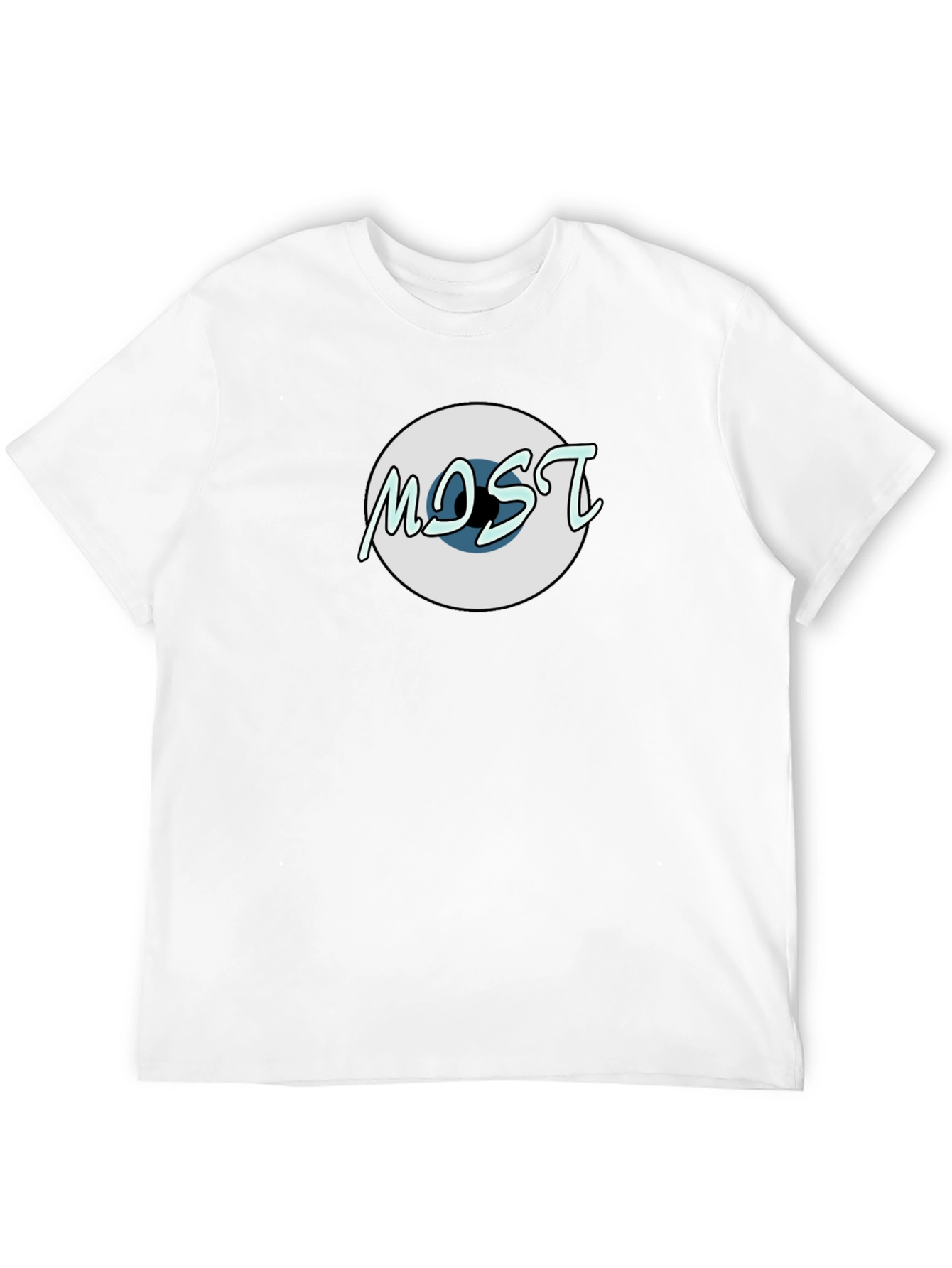 Unique Graphic Tee - MOST Design Black Cotton Shirt