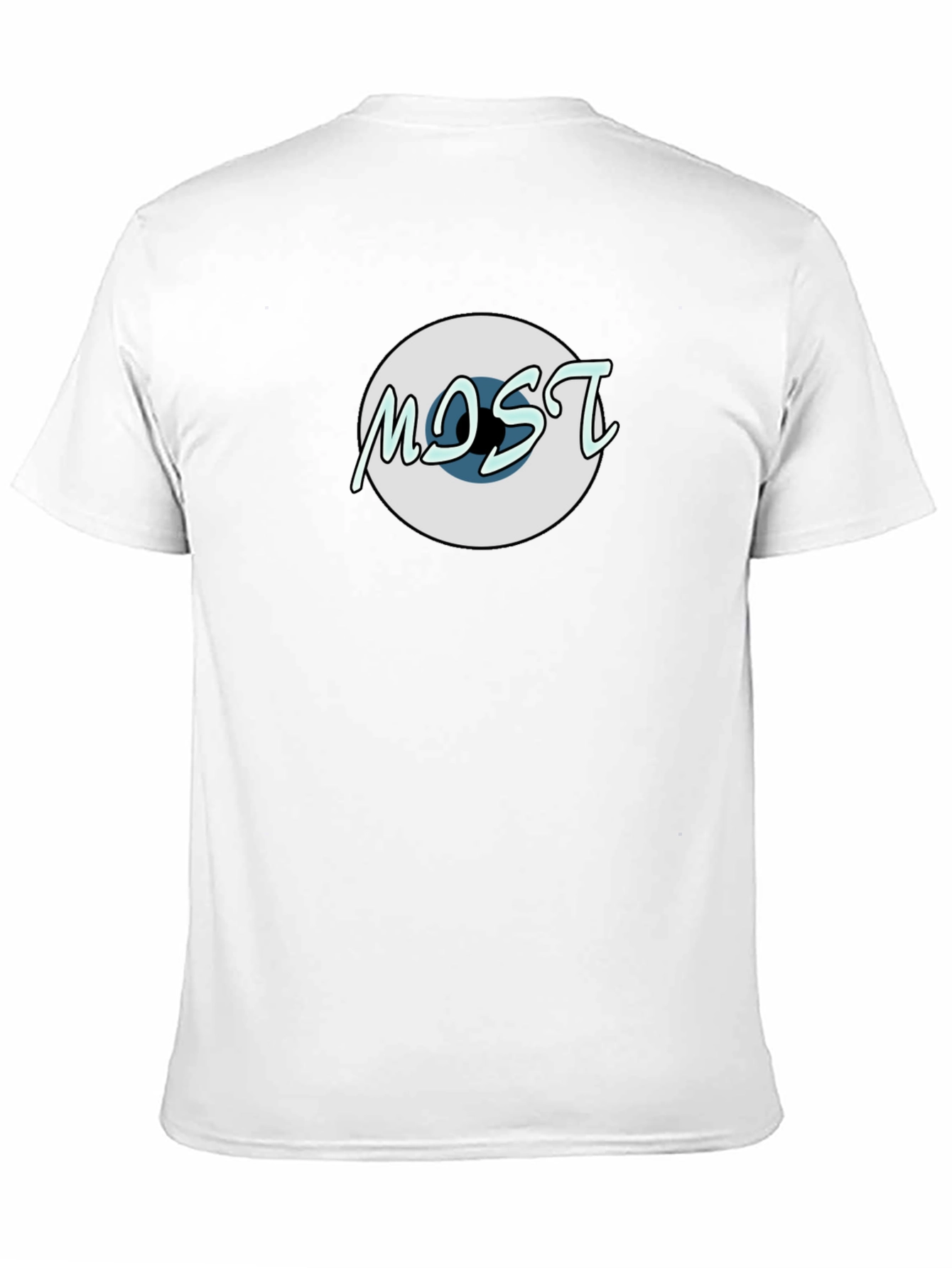 Unique Graphic Tee - MOST Design Black Cotton Shirt