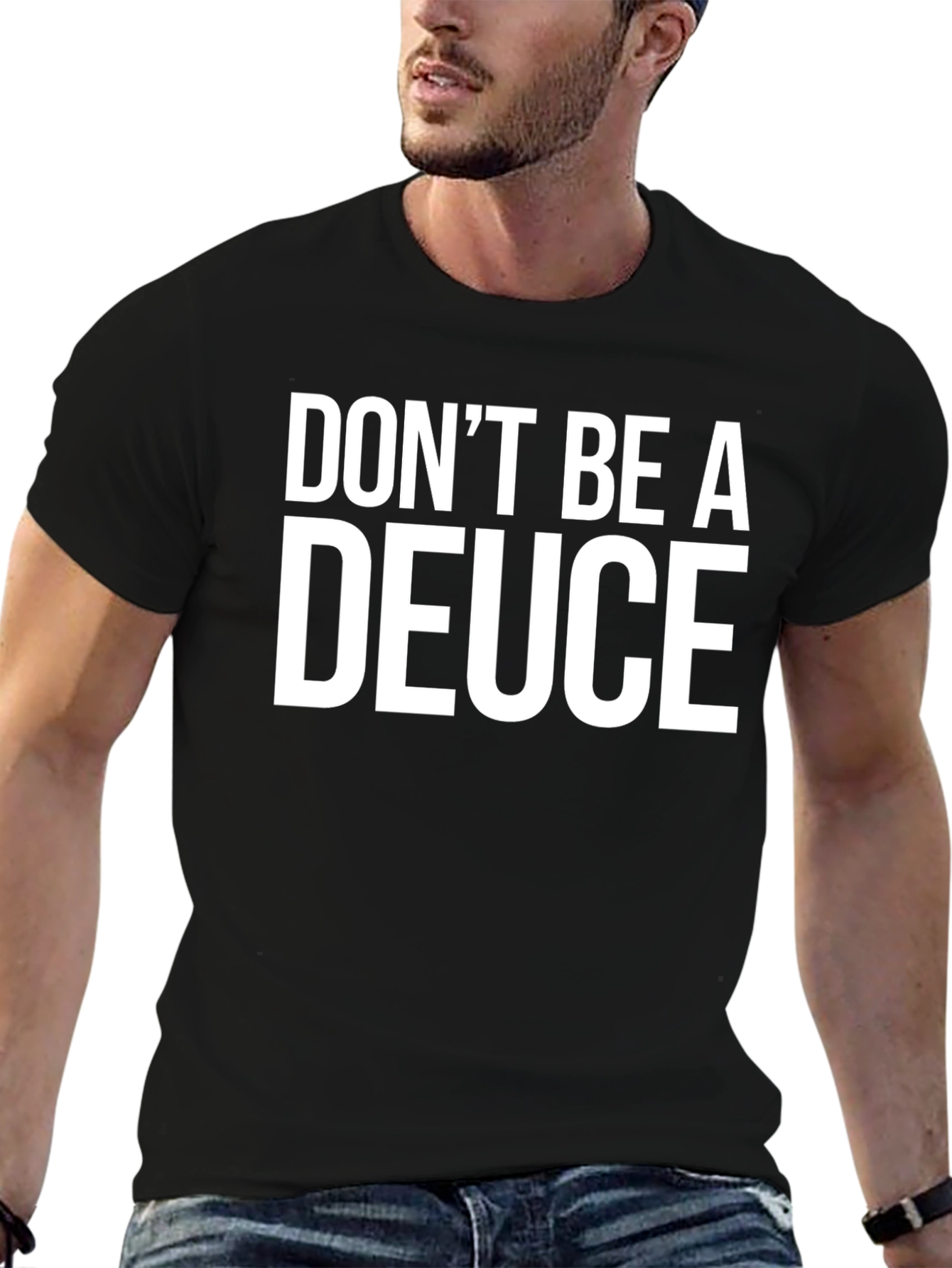 Dont Be A Deuce Graphic Tee - Black
