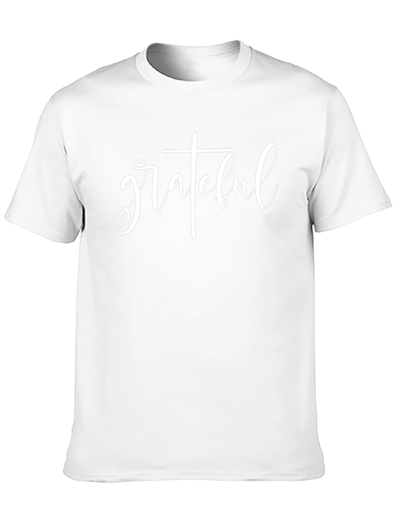Grateful Script T-Shirt - Black