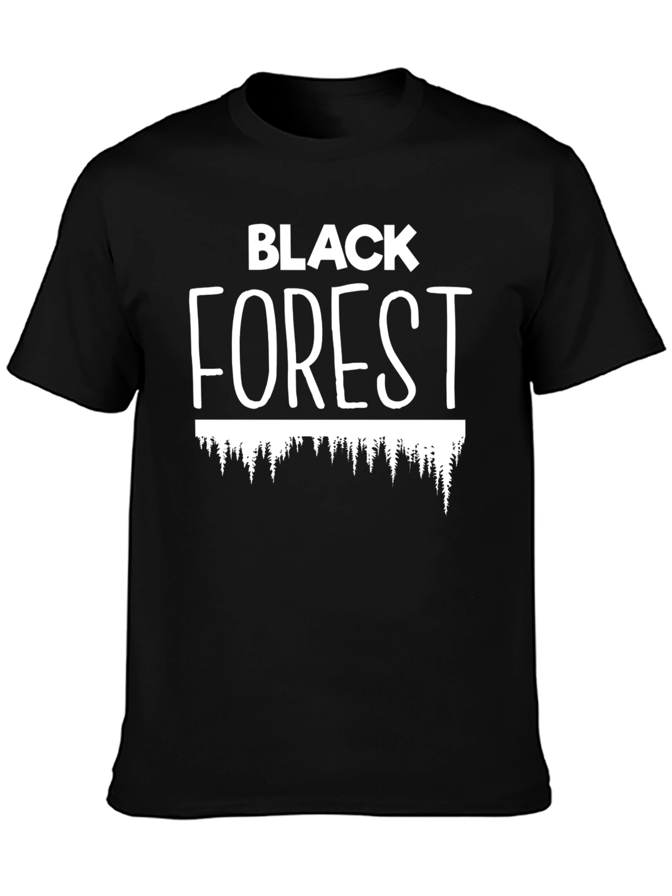 Black Forest Graphic Tee - Nature Lovers T-Shirt