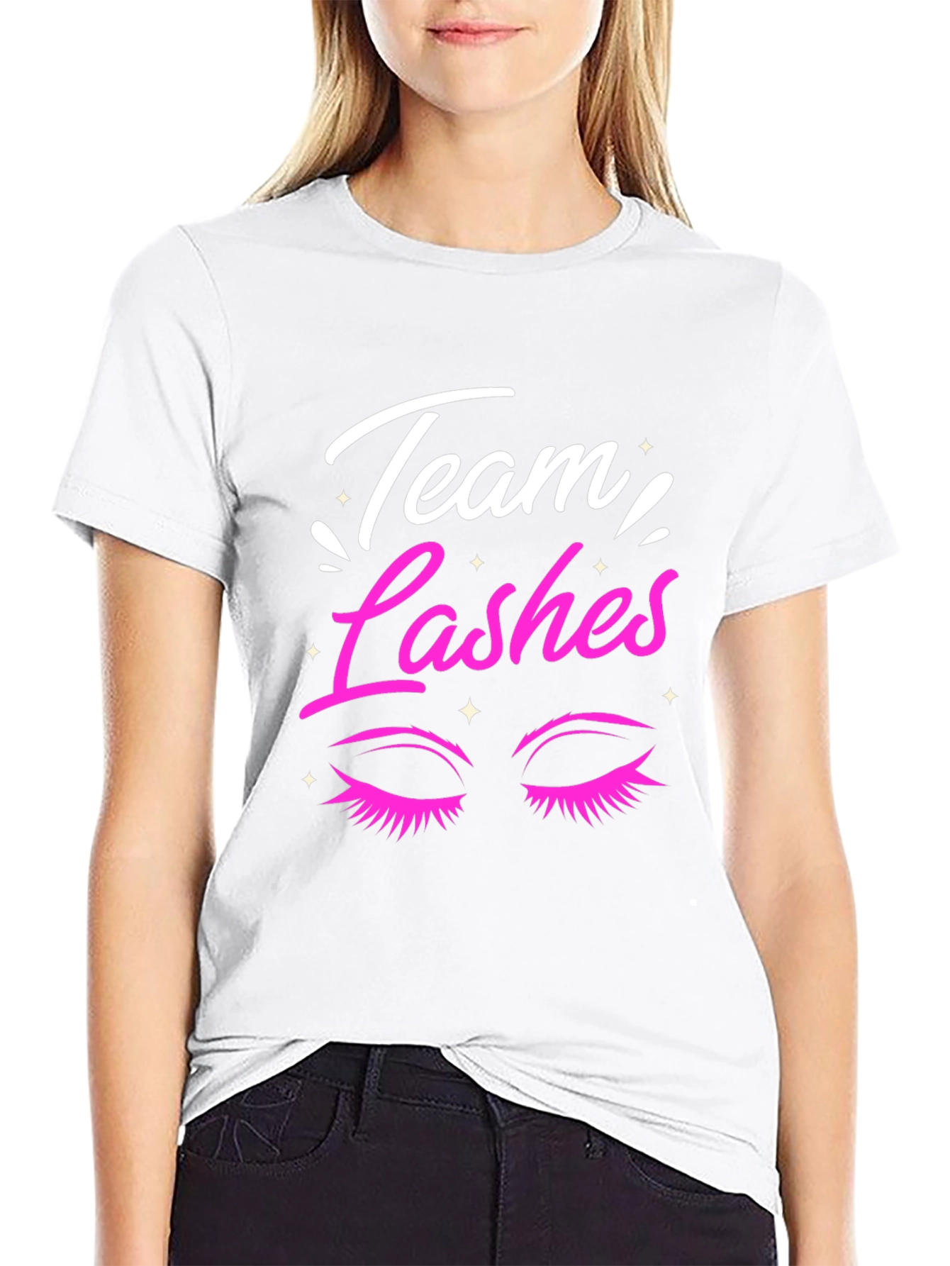 Team Lashes T-Shirt - Beauty & Makeup