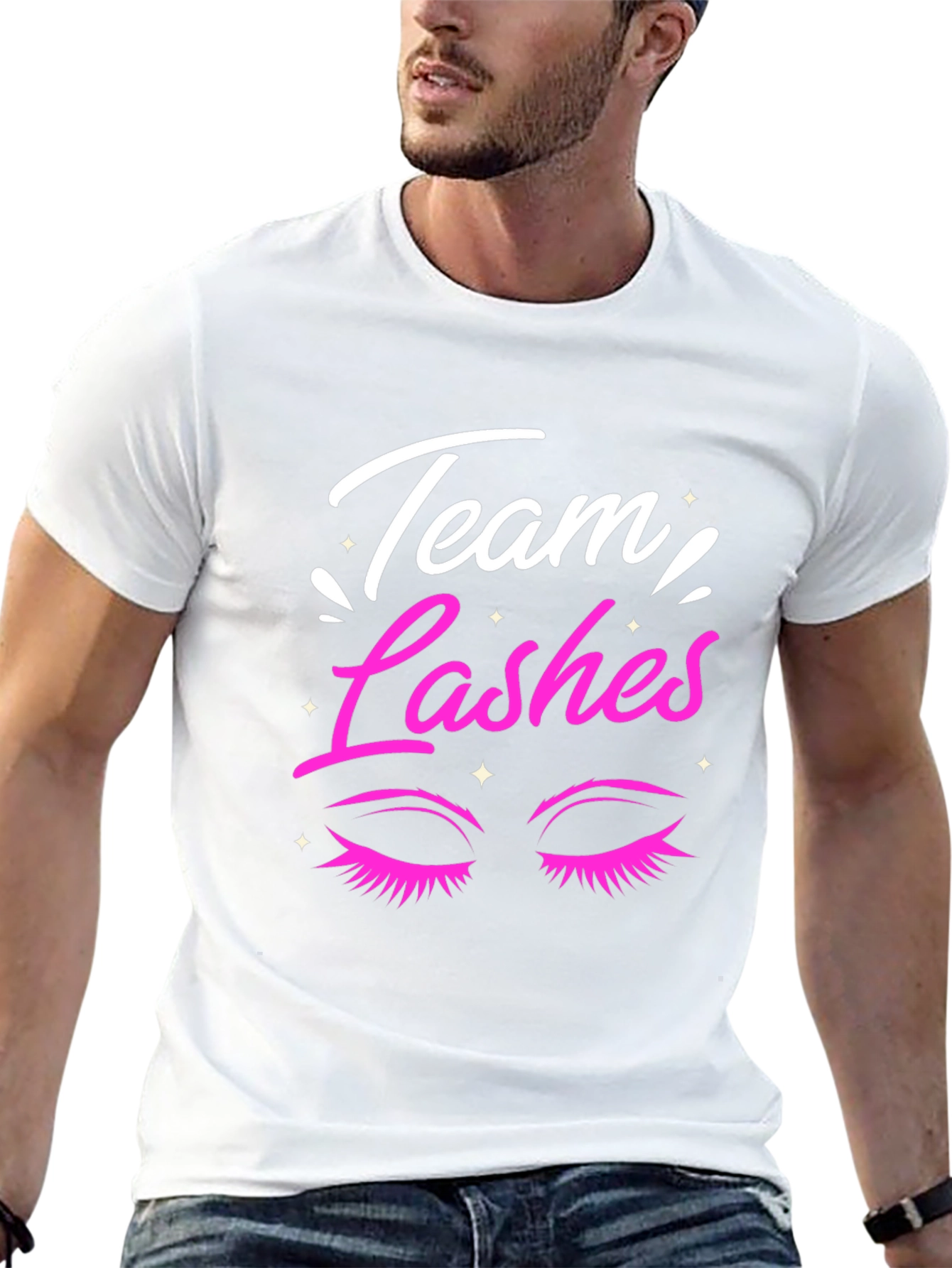 Team Lashes T-Shirt - Beauty & Makeup