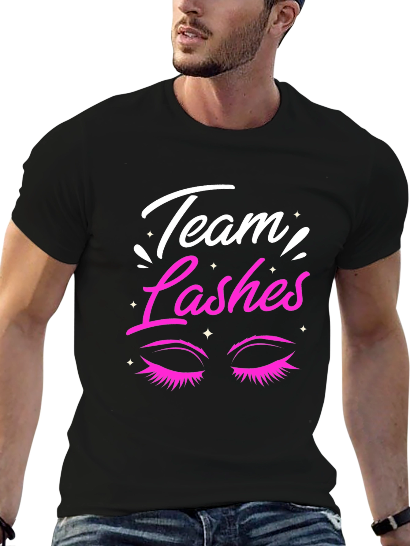 Team Lashes T-Shirt - Beauty & Makeup