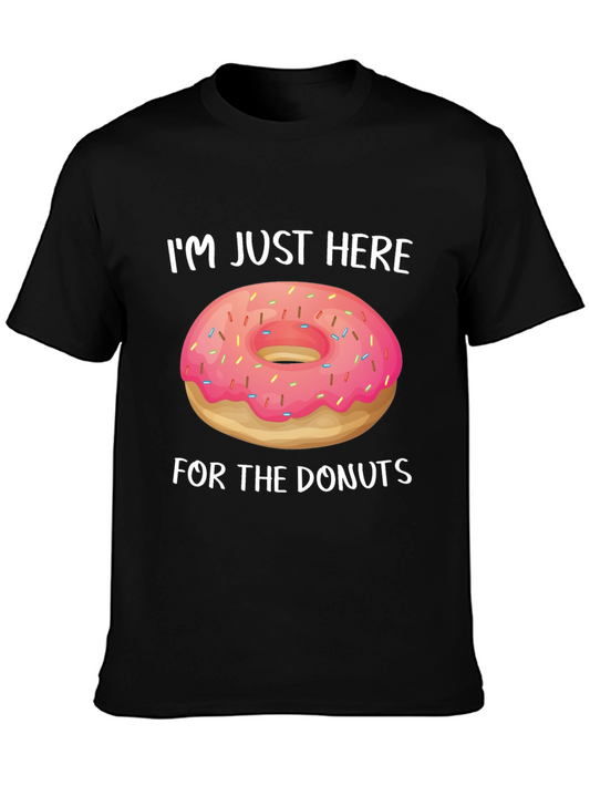 Donut Lovers Tee - Im Just Here For The Donuts