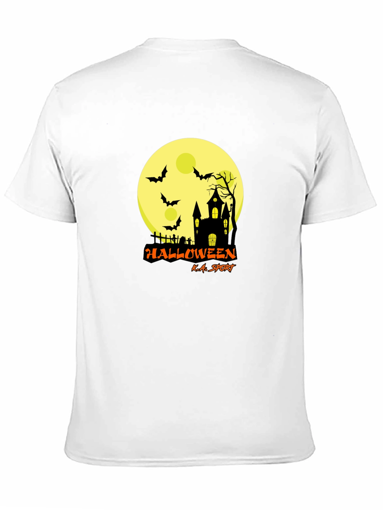 Halloween Black T-Shirt: Spooky Design Comfortable Fit