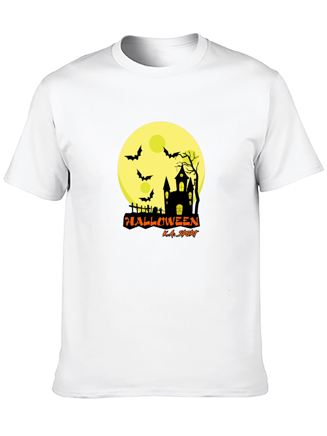 Halloween Black T-Shirt: Spooky Design Comfortable Fit