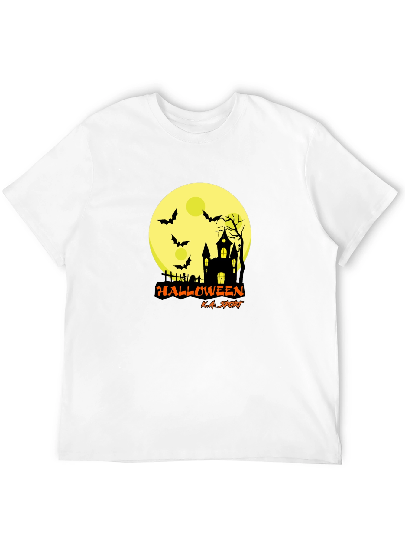 Halloween Black T-Shirt: Spooky Design Comfortable Fit