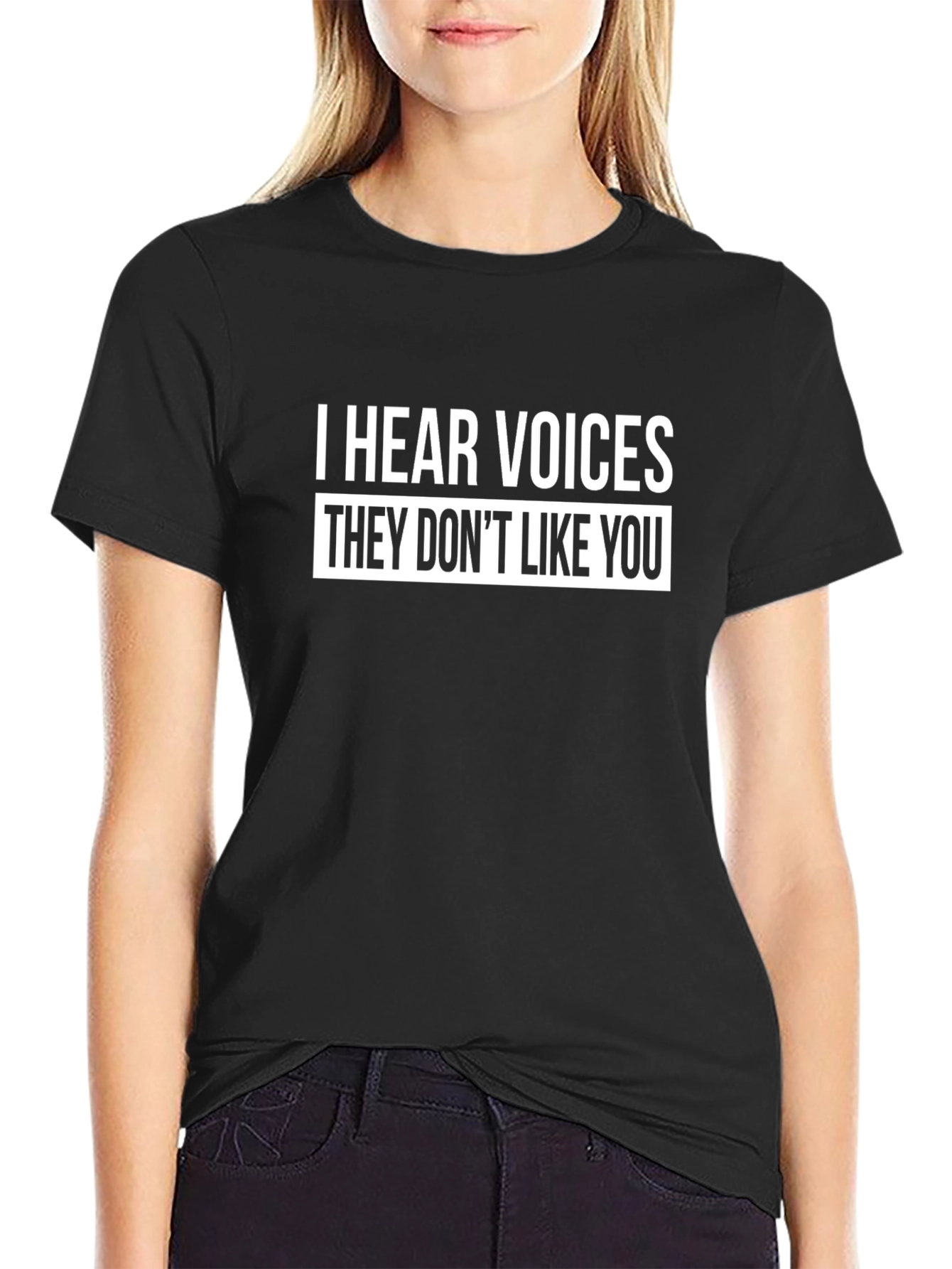 I Hear Voices Graphic Tee - Sarcastic Humor