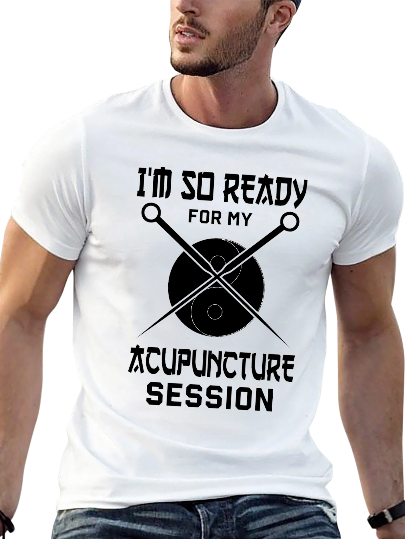 Acupuncture Session T-Shirt: Relax & Unwind