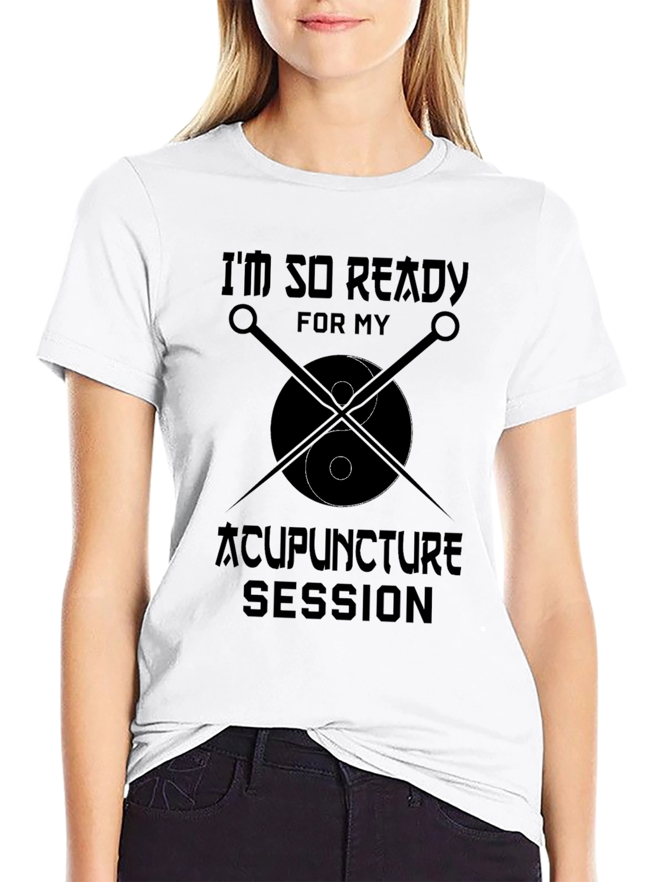 Acupuncture Session T-Shirt: Relax & Unwind
