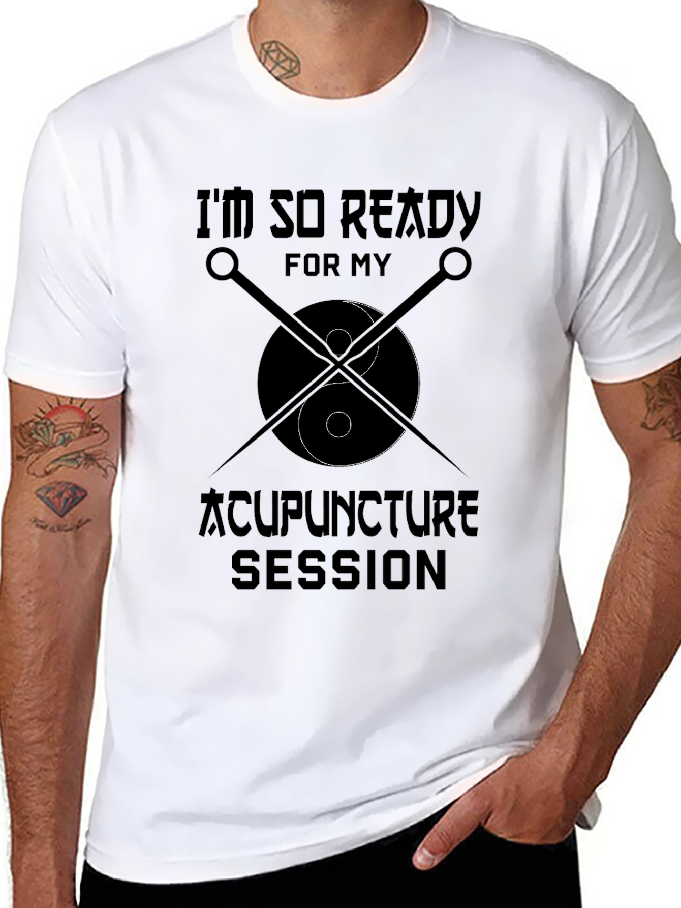 Acupuncture Session T-Shirt: Relax & Unwind