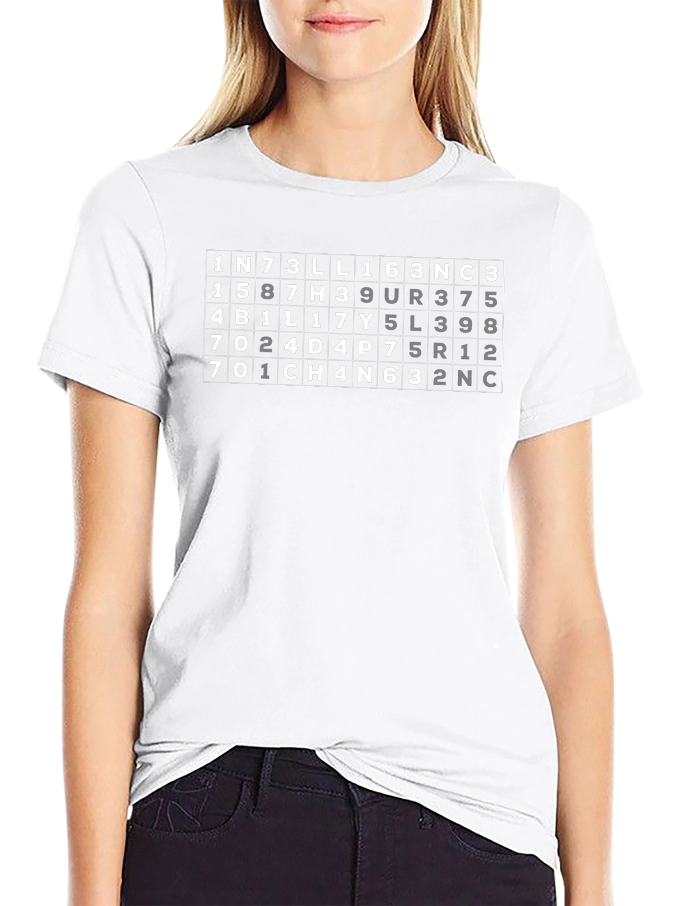 Intelligence Design T-Shirt - Black Novelty Tee
