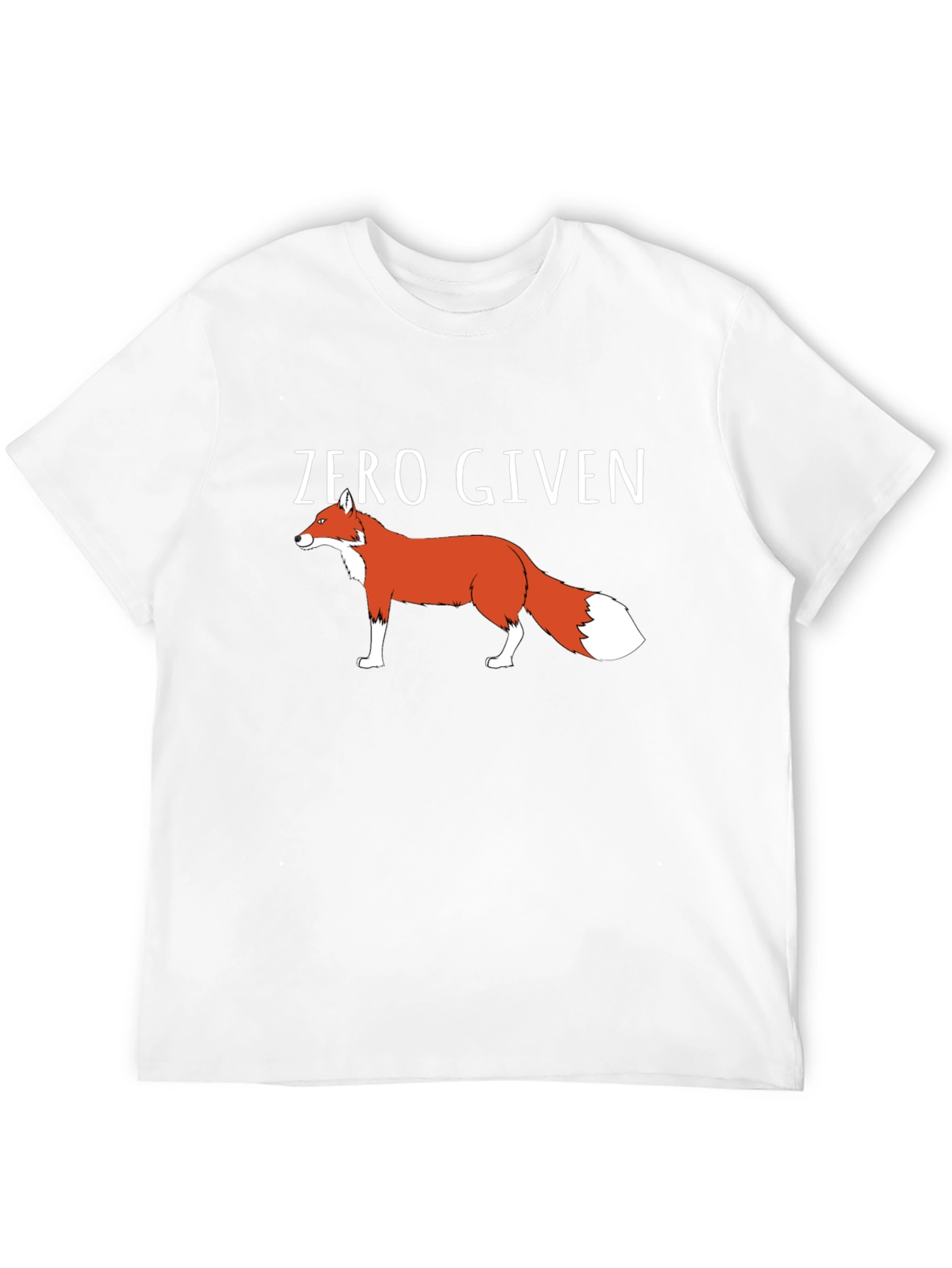Zero Given Fox Graphic Tee - Mens Black T-Shirt