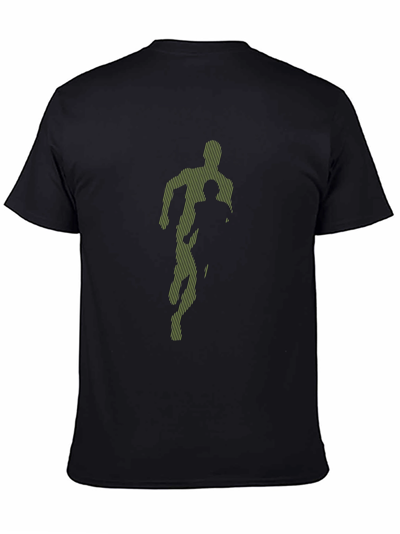 Running Man Graphic Tee - Black