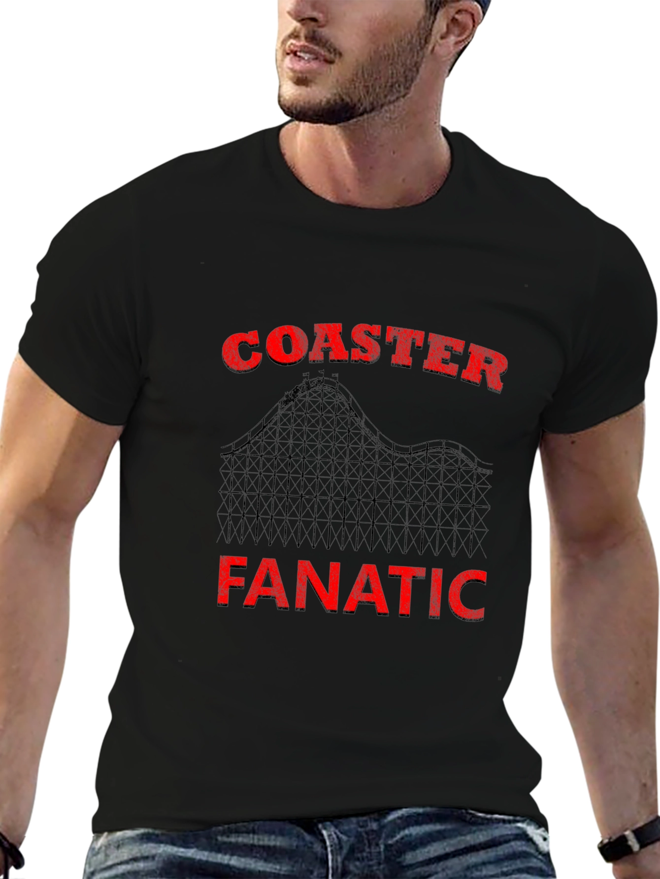 Coaster Fanatic T-Shirt - Roller Coaster Enthusiast Apparel