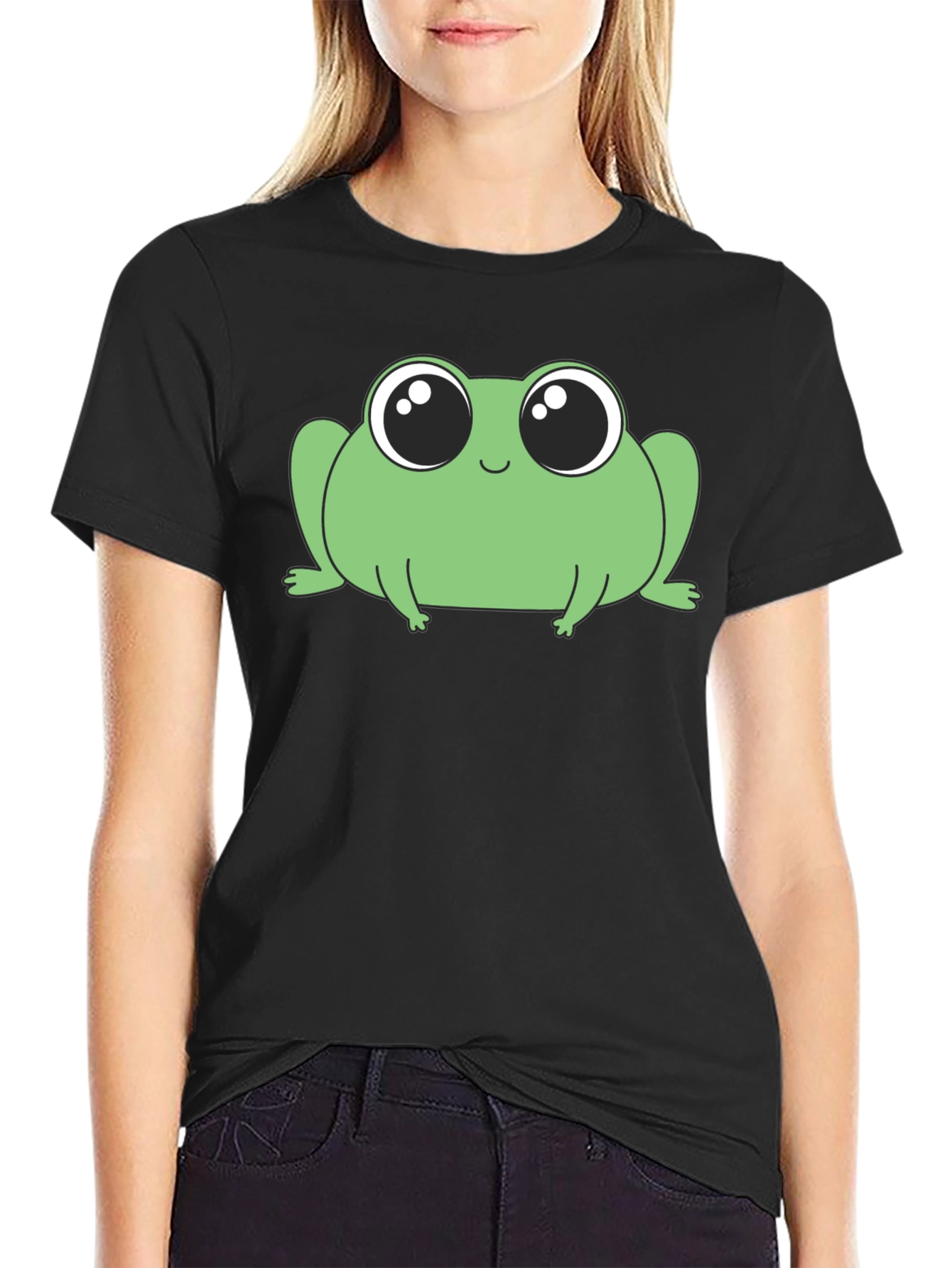 Cute Frog Graphic T-Shirt - Soft Cotton Blend