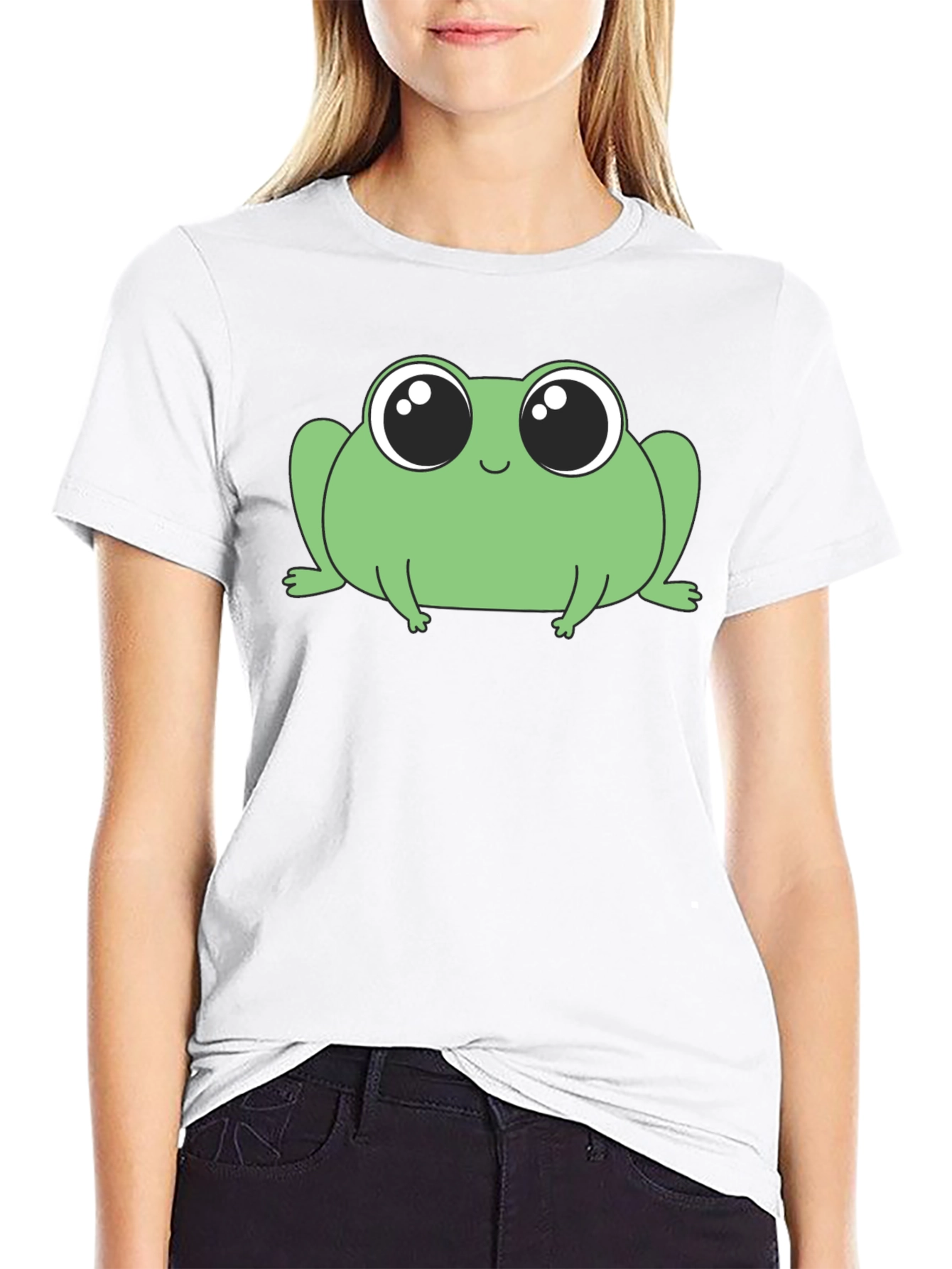 Cute Frog Graphic T-Shirt - Soft Cotton Blend
