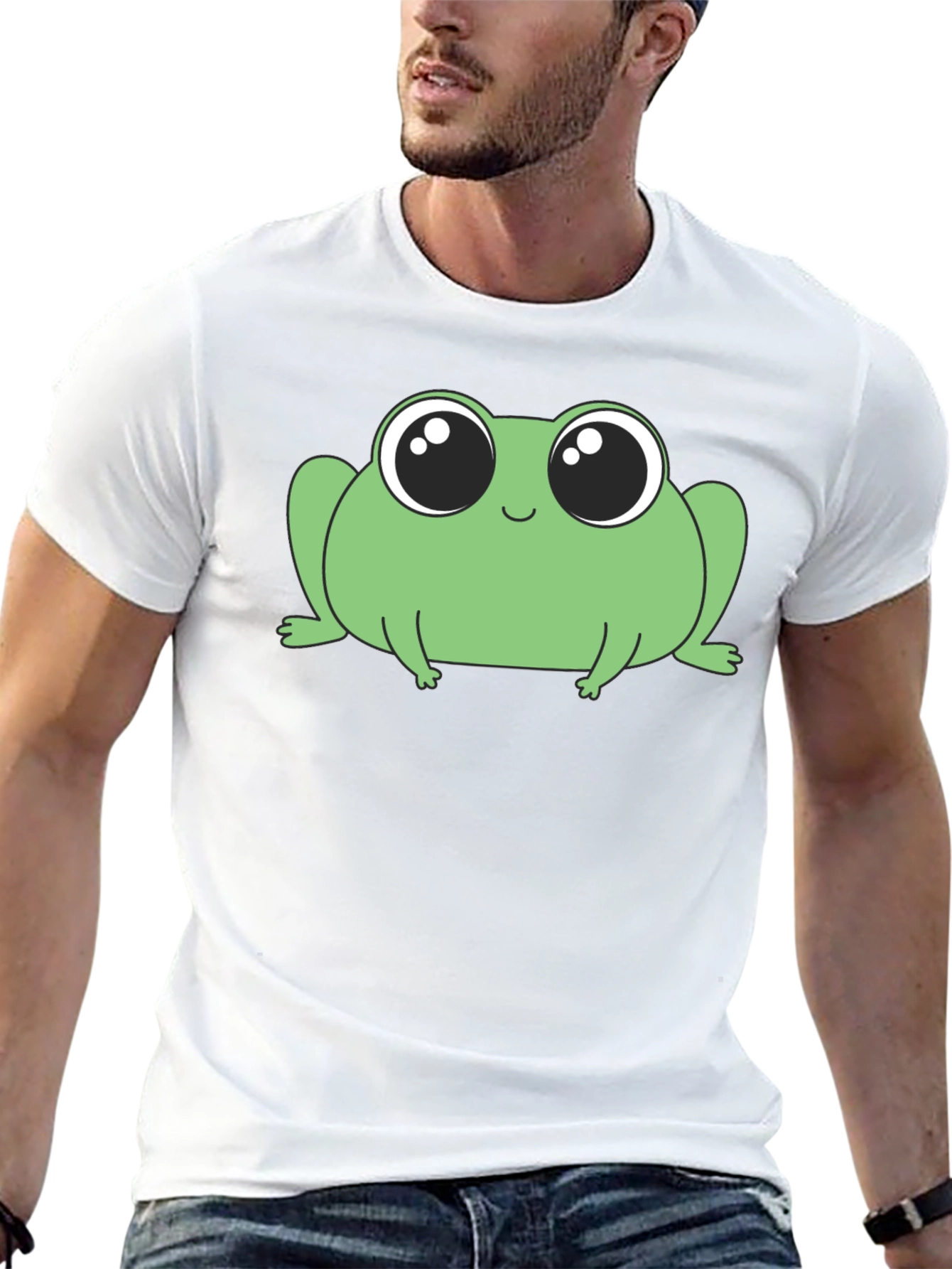 Cute Frog Graphic T-Shirt - Soft Cotton Blend