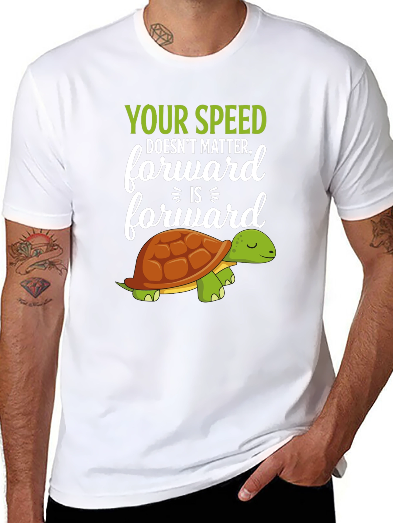 Your Speed Turtle Graphic T-Shirt