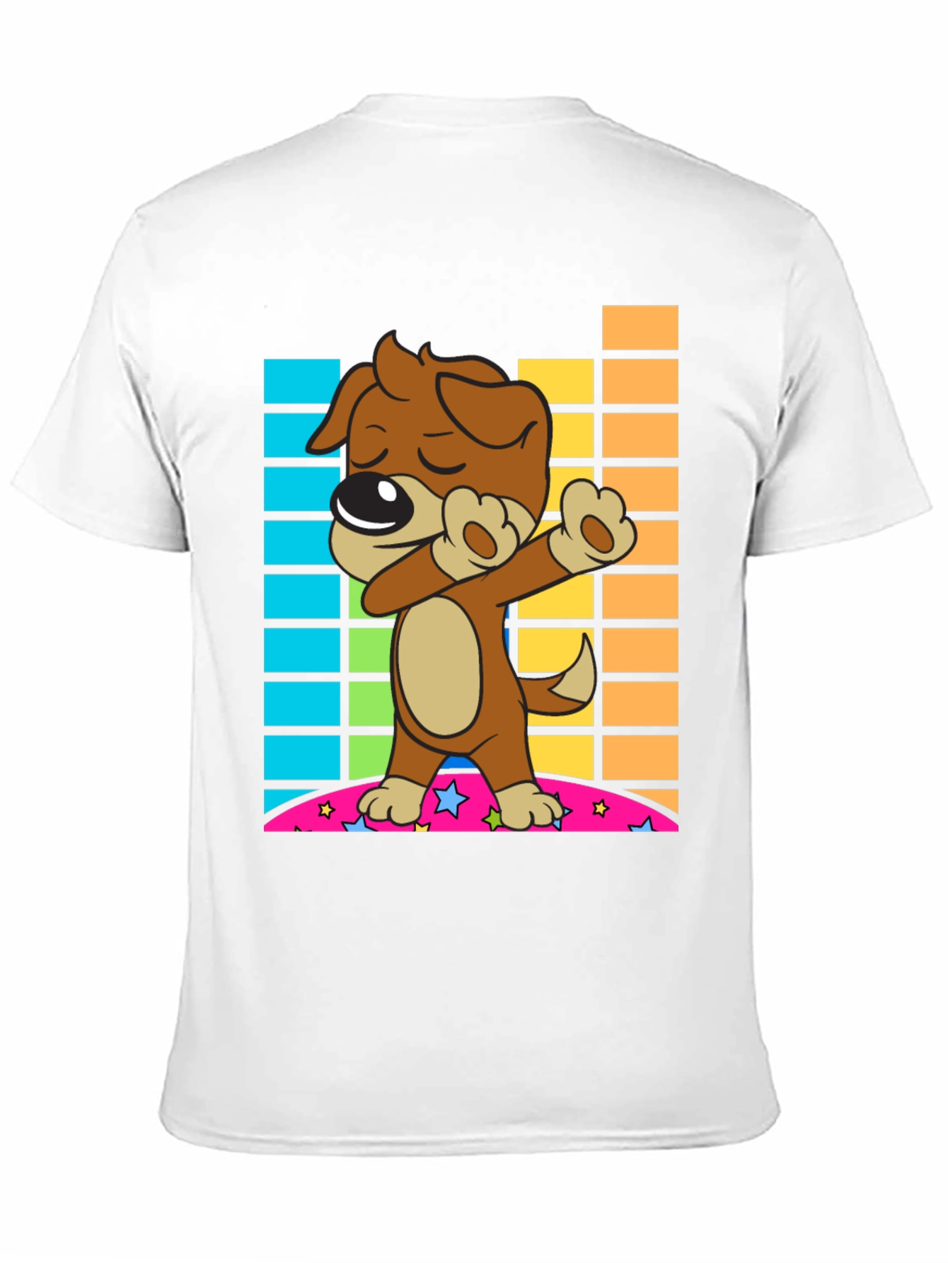 Dabbing Dog T-Shirt - Cool Cartoon Graphic Tee