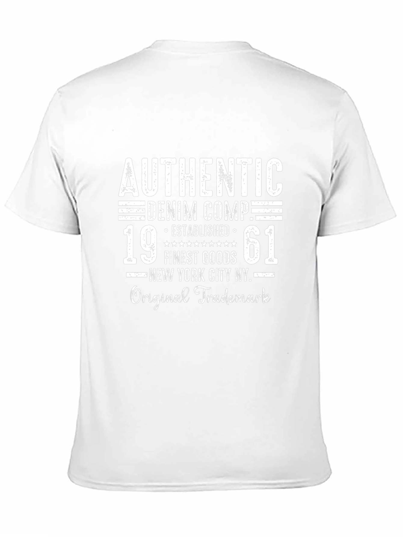 Authentic Denim 1961 T-Shirt - Retro Style