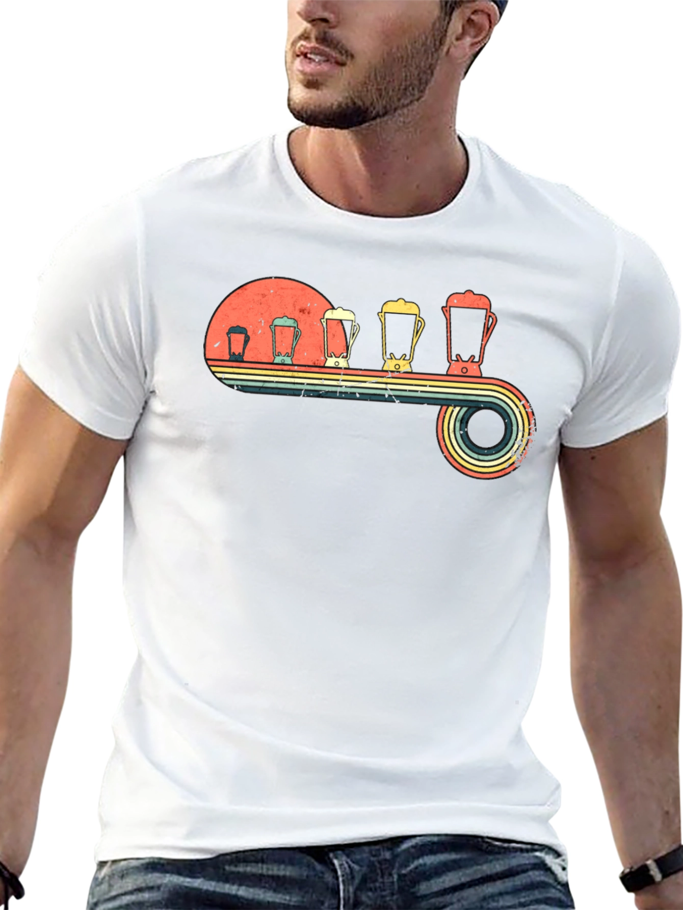 Retro Blender Evolution T-Shirt - Black