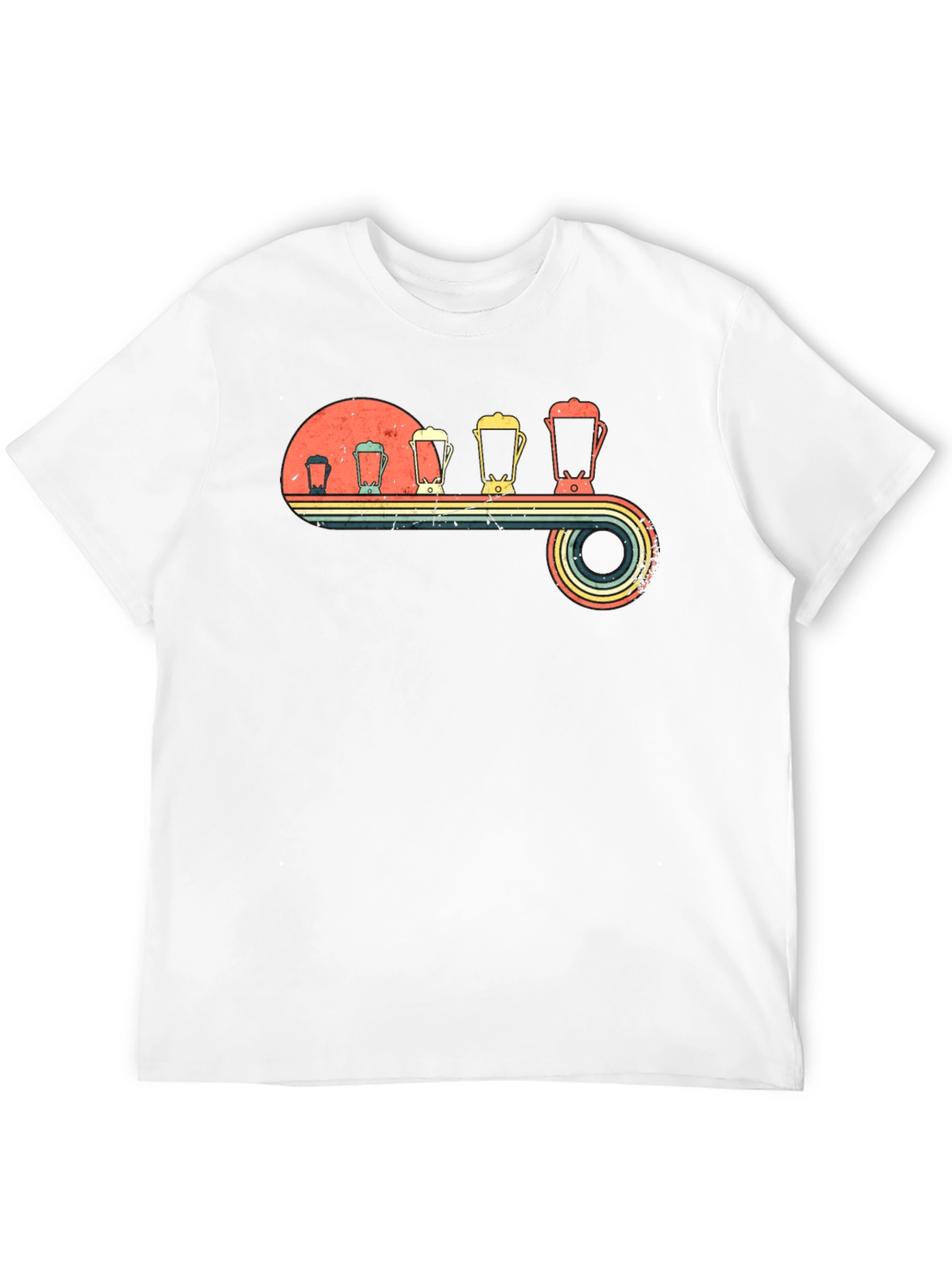 Retro Blender Evolution T-Shirt - Black