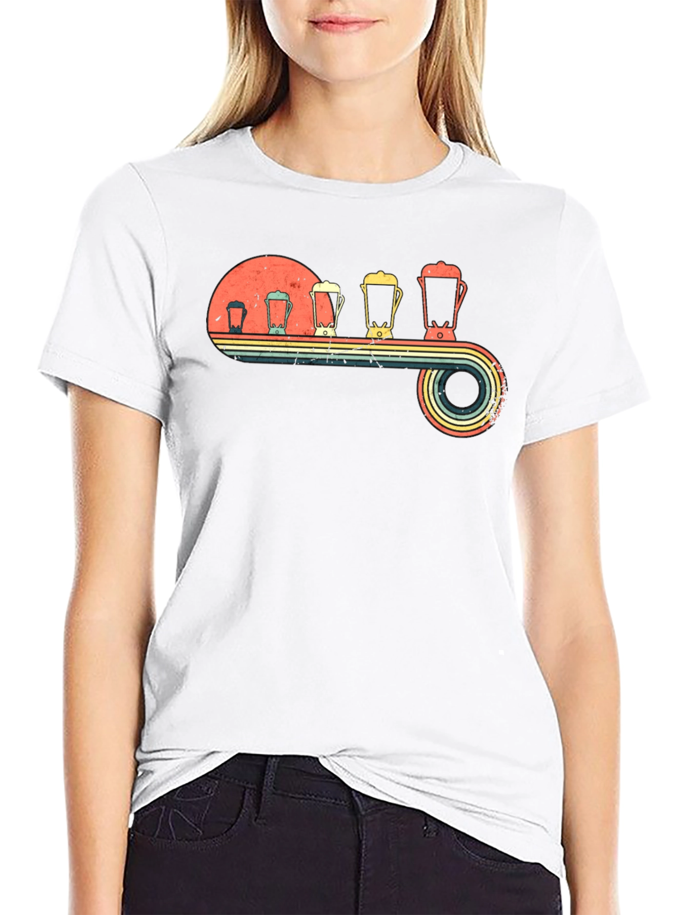 Retro Blender Evolution T-Shirt - Black