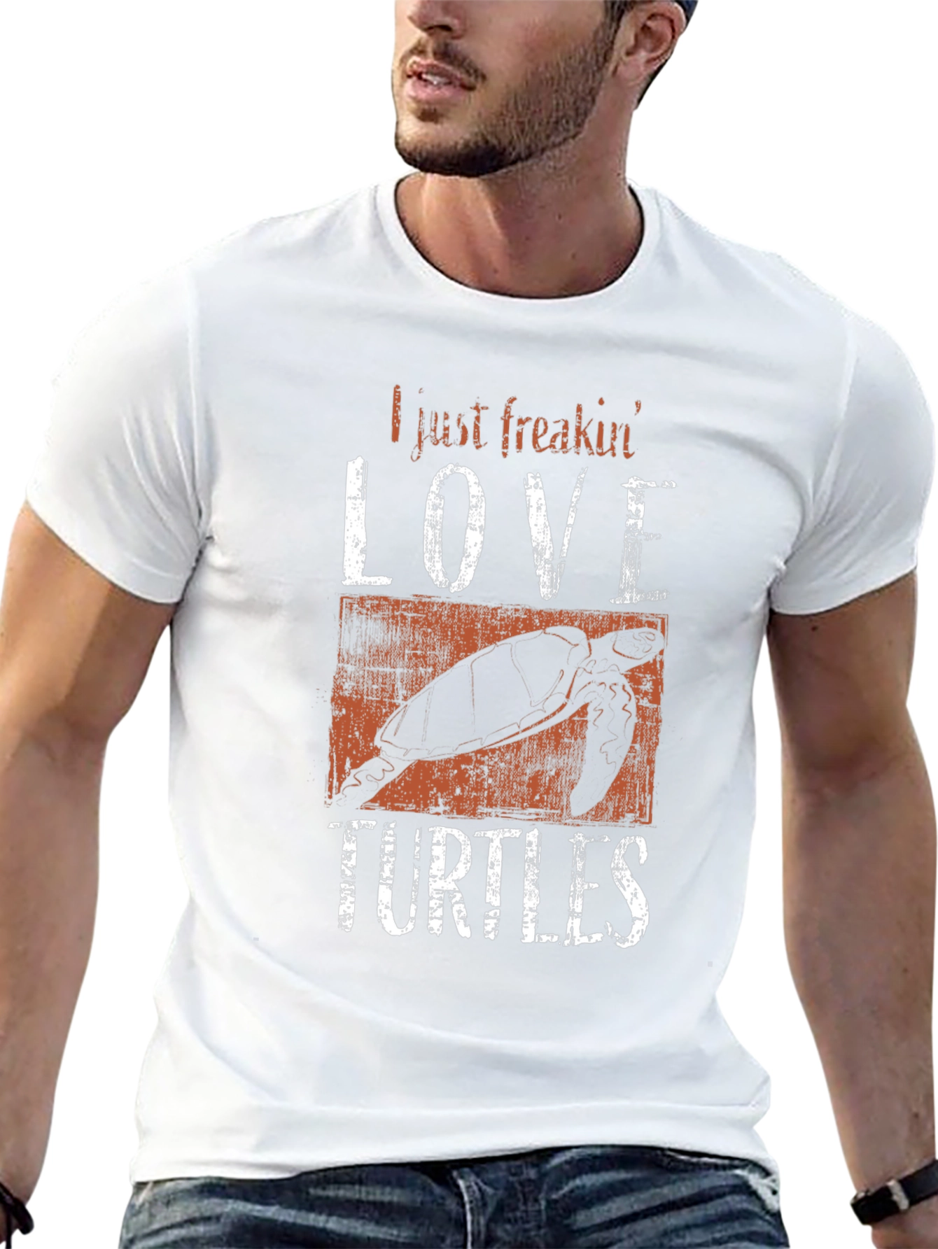 I Just Freakin Love Turtles Graphic T-Shirt