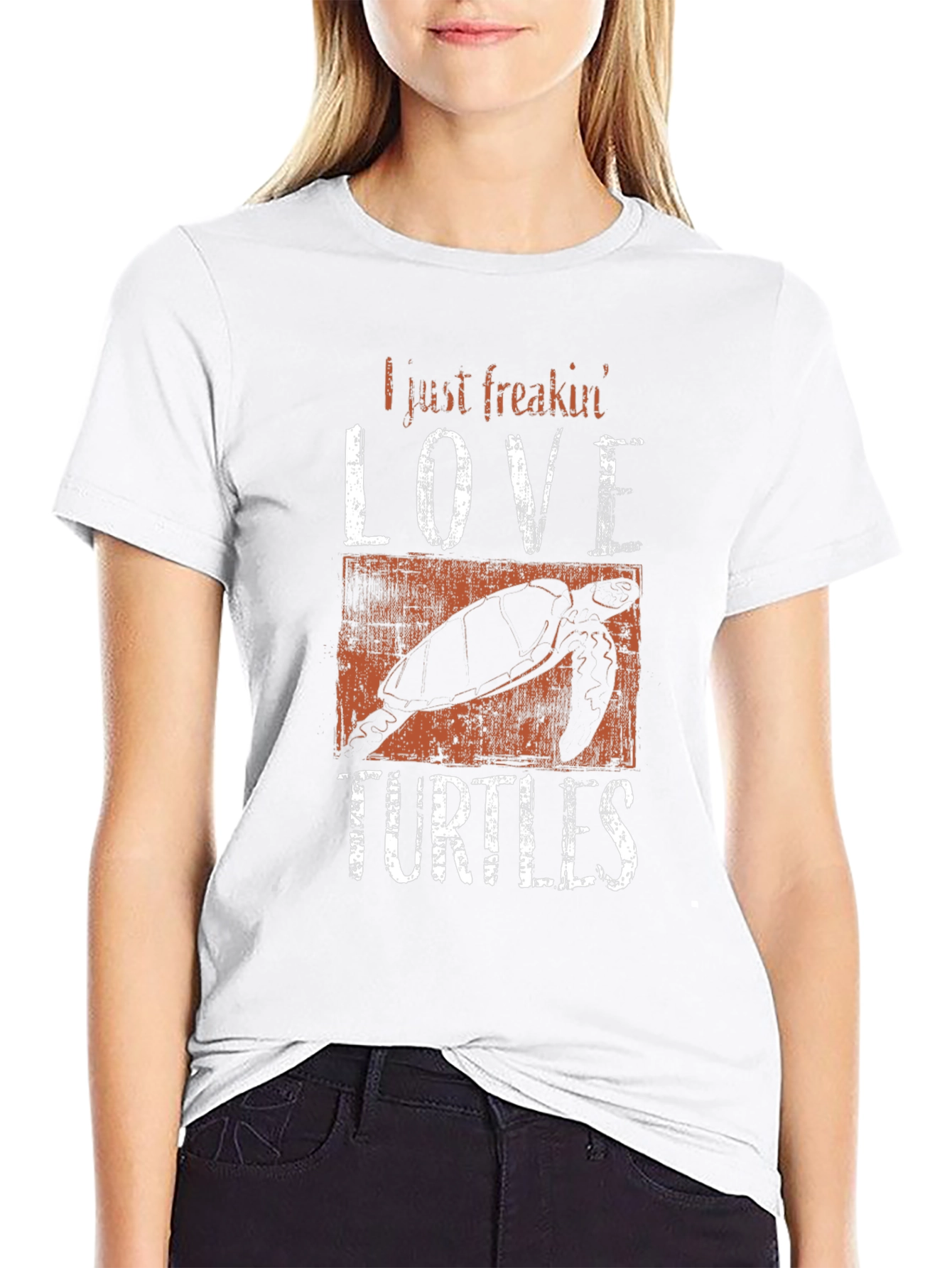 I Just Freakin Love Turtles Graphic T-Shirt