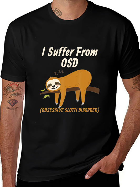Obsessive Sloth Disorder T-Shirt - Funny Sloth Tee