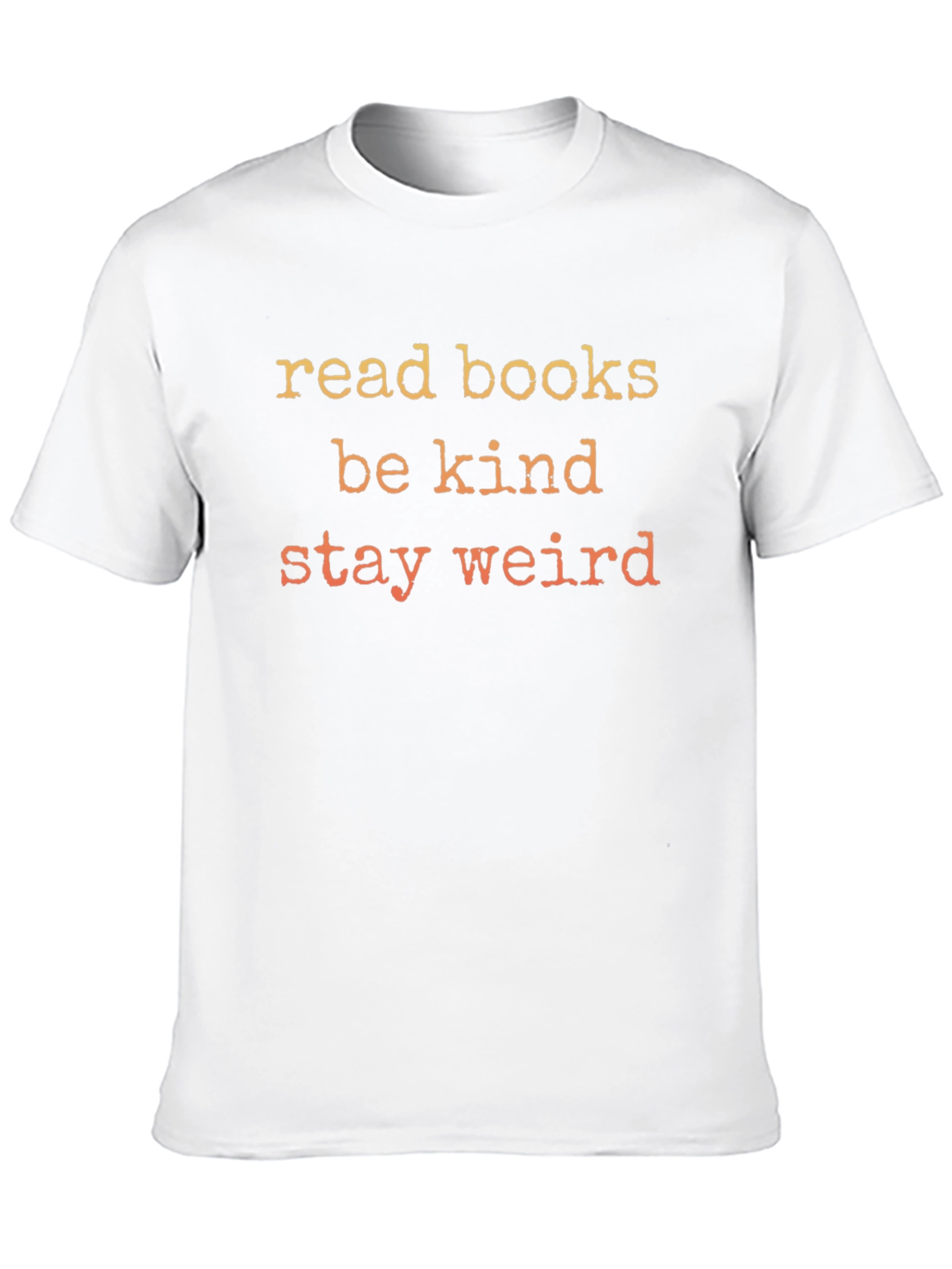 Read Books Be Kind Stay Weird Black Tee