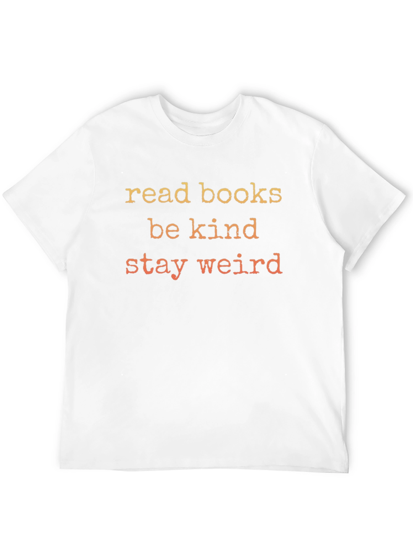 Read Books Be Kind Stay Weird Black Tee