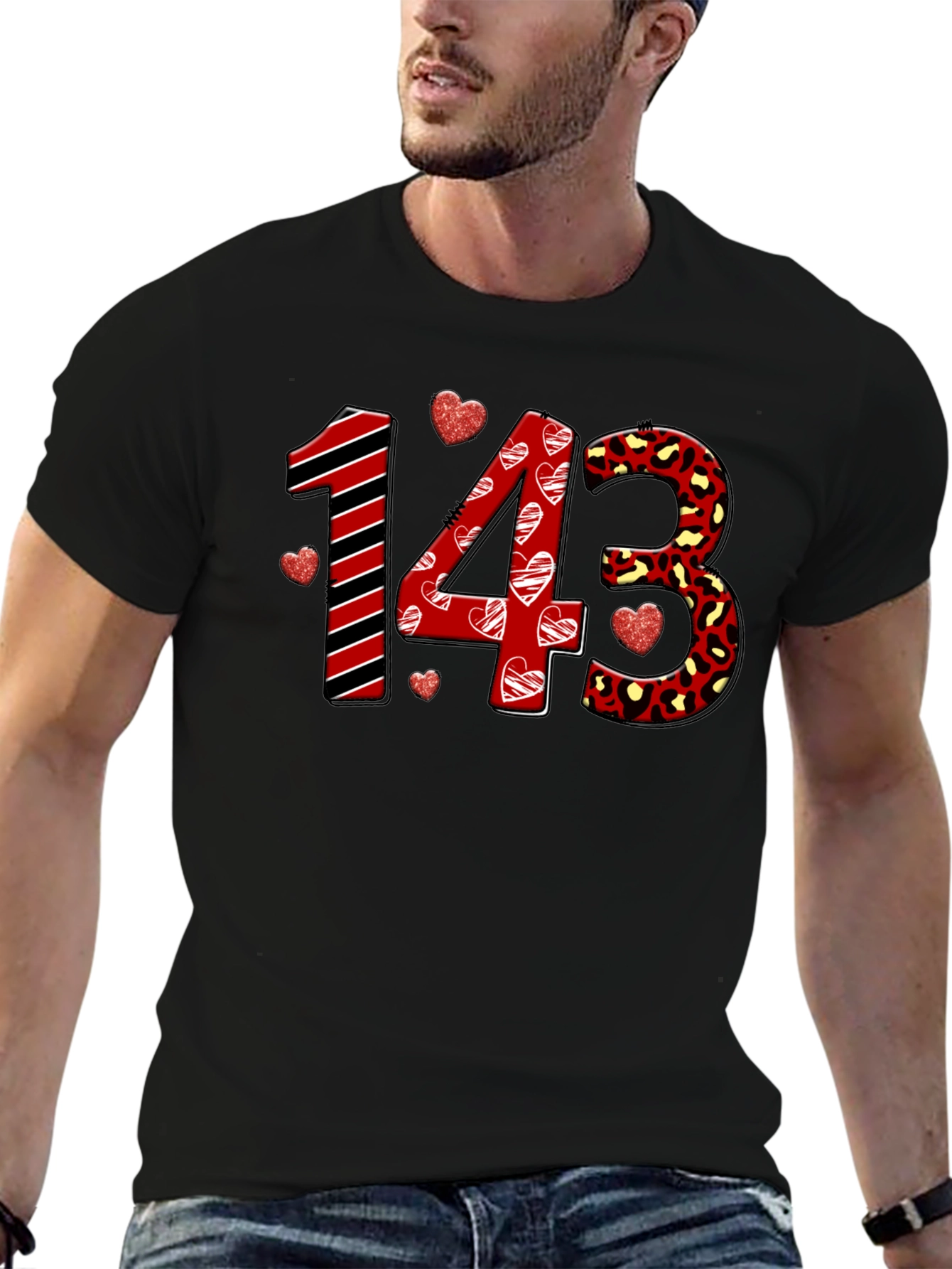 Valentines Day 143 Graphic T-Shirt