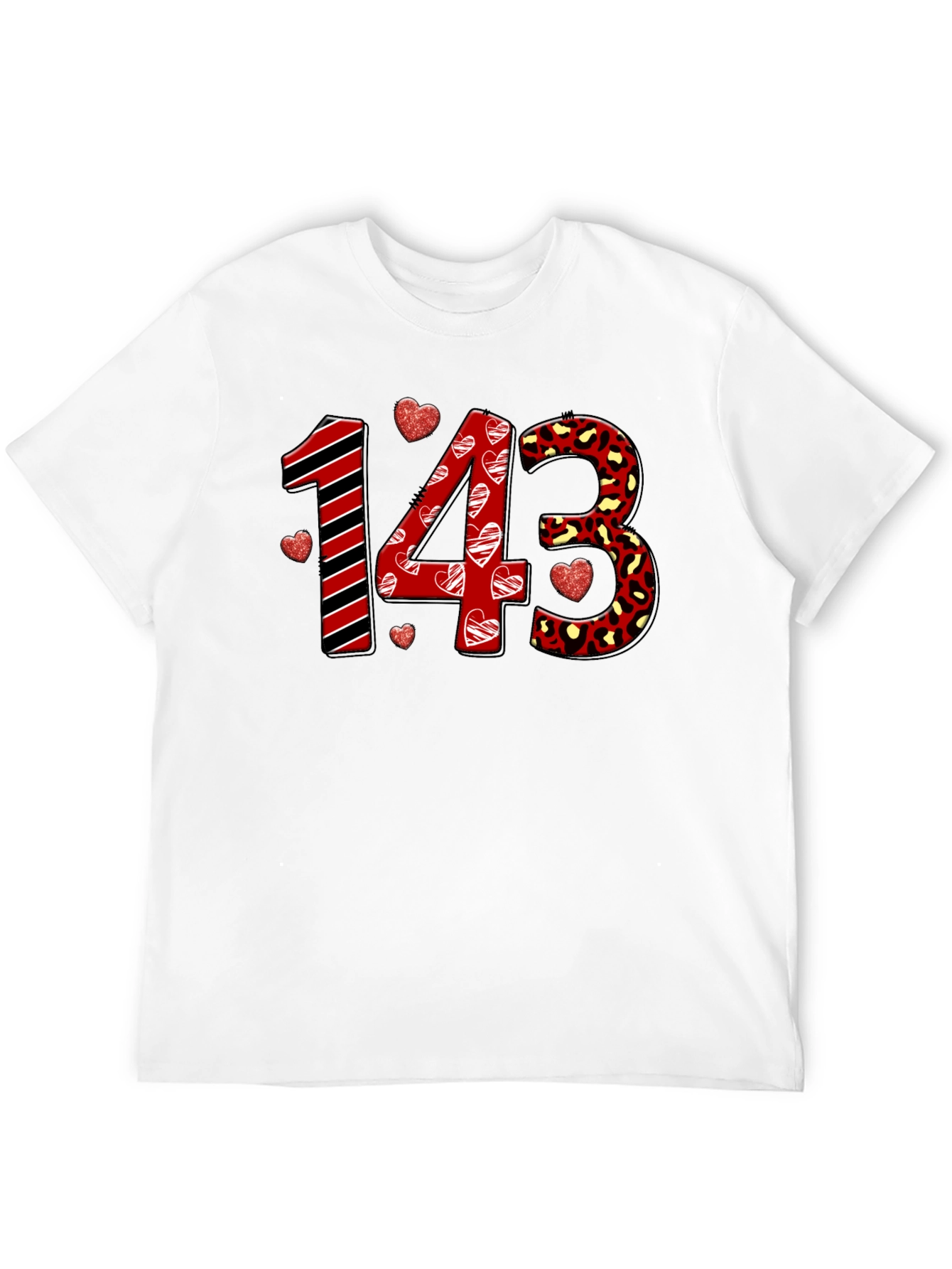 Valentines Day 143 Graphic T-Shirt