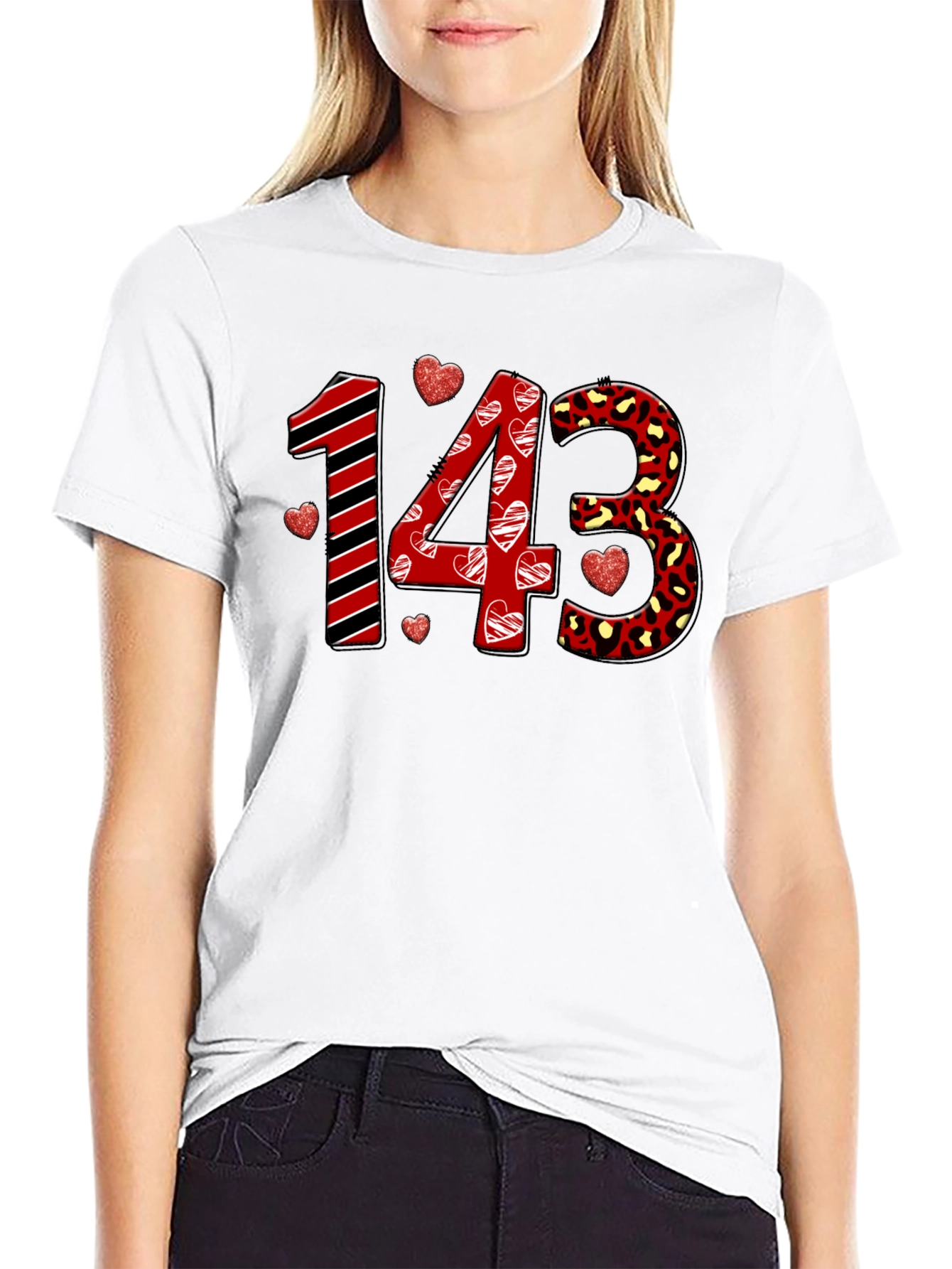 Valentines Day 143 Graphic T-Shirt
