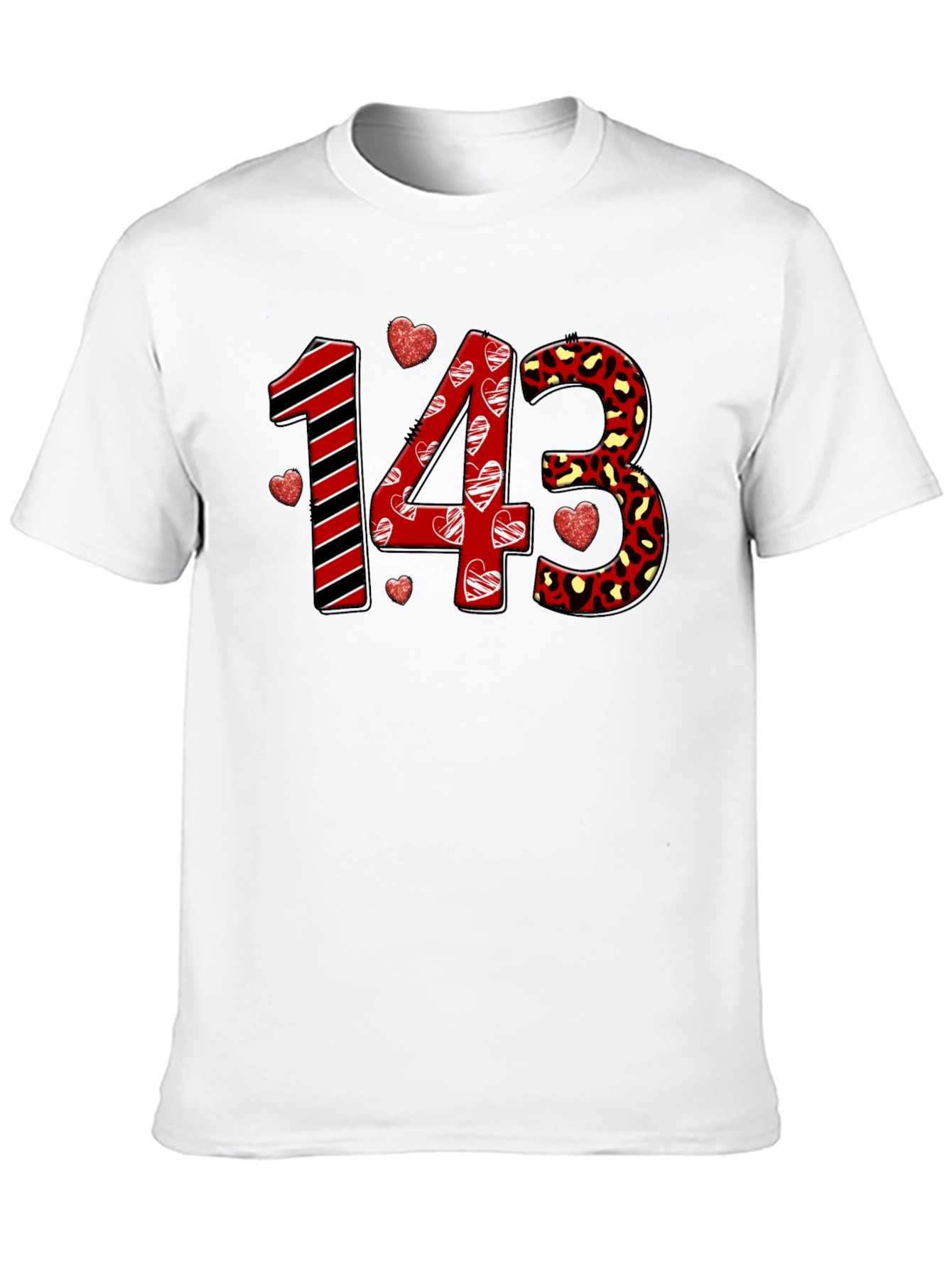 Valentines Day 143 Graphic T-Shirt