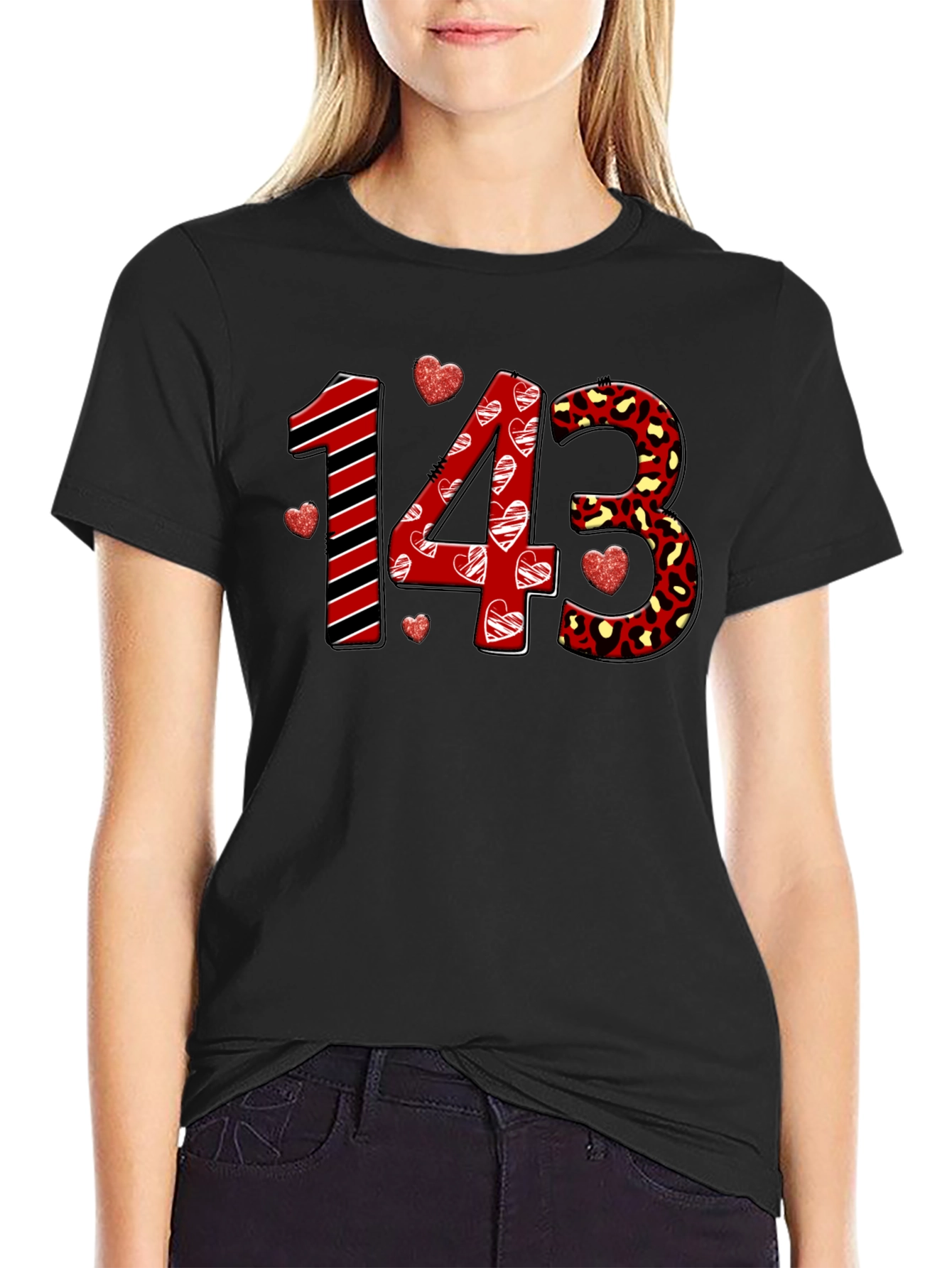 Valentines Day 143 Graphic T-Shirt