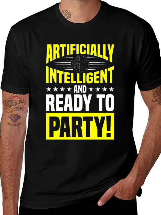 Artificially Intelligent Ready to Party T-Shirt