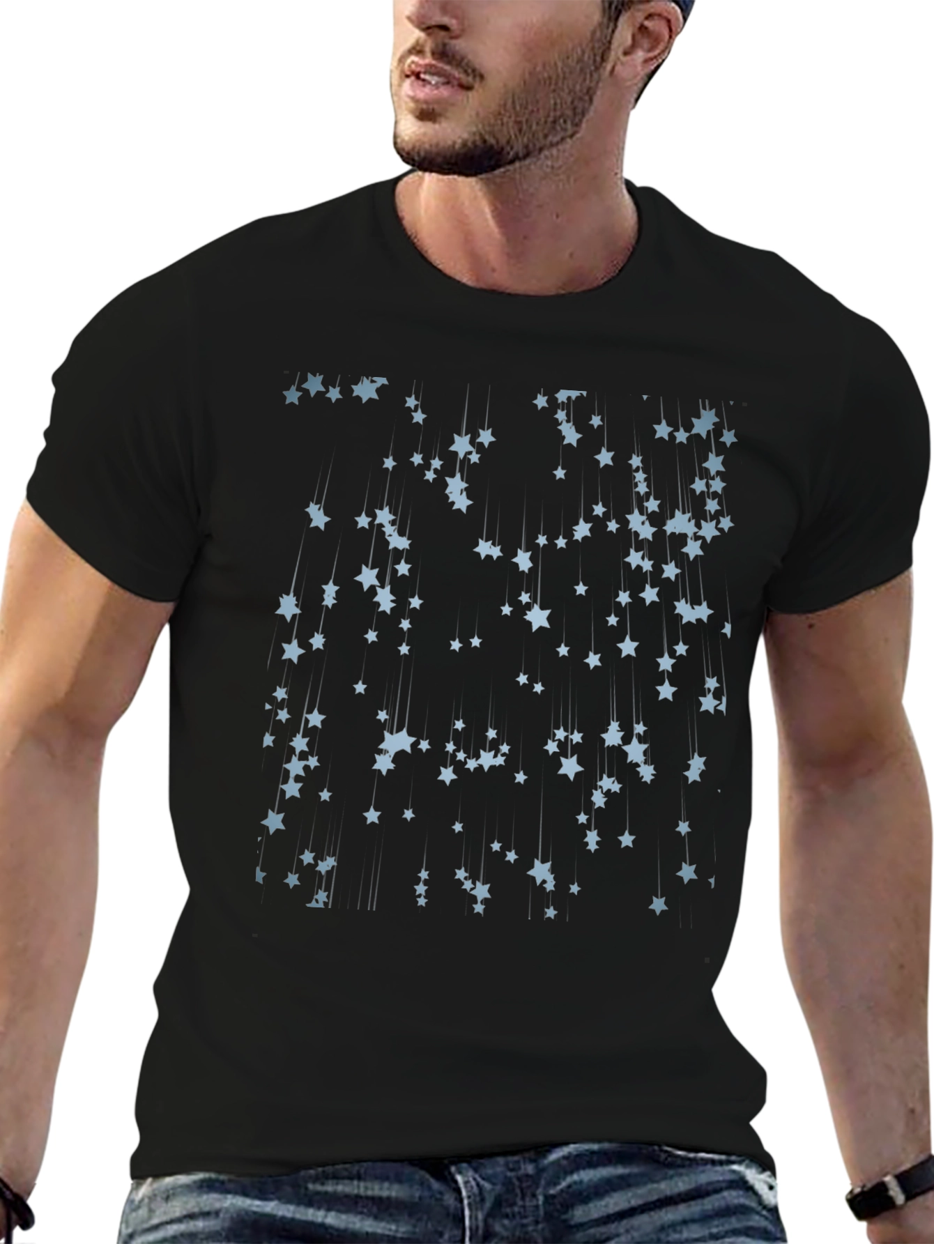 Starry Night Black Tee